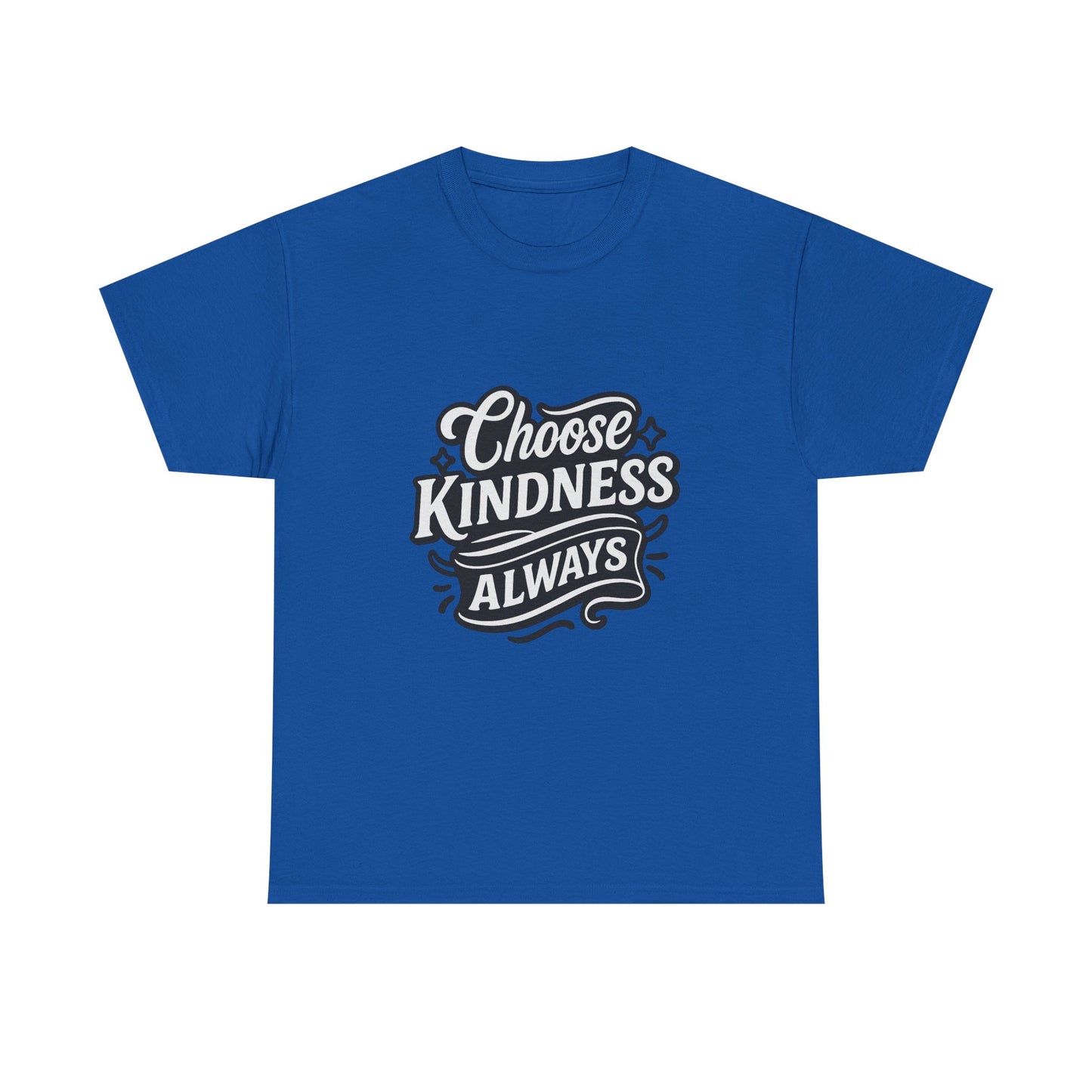 Choose Kindness Unisex Heavy Cotton Tee, Inspirational Shirt, Gift for Friends, Positive Vibes, Uplifting Apparel, Everyday Wear