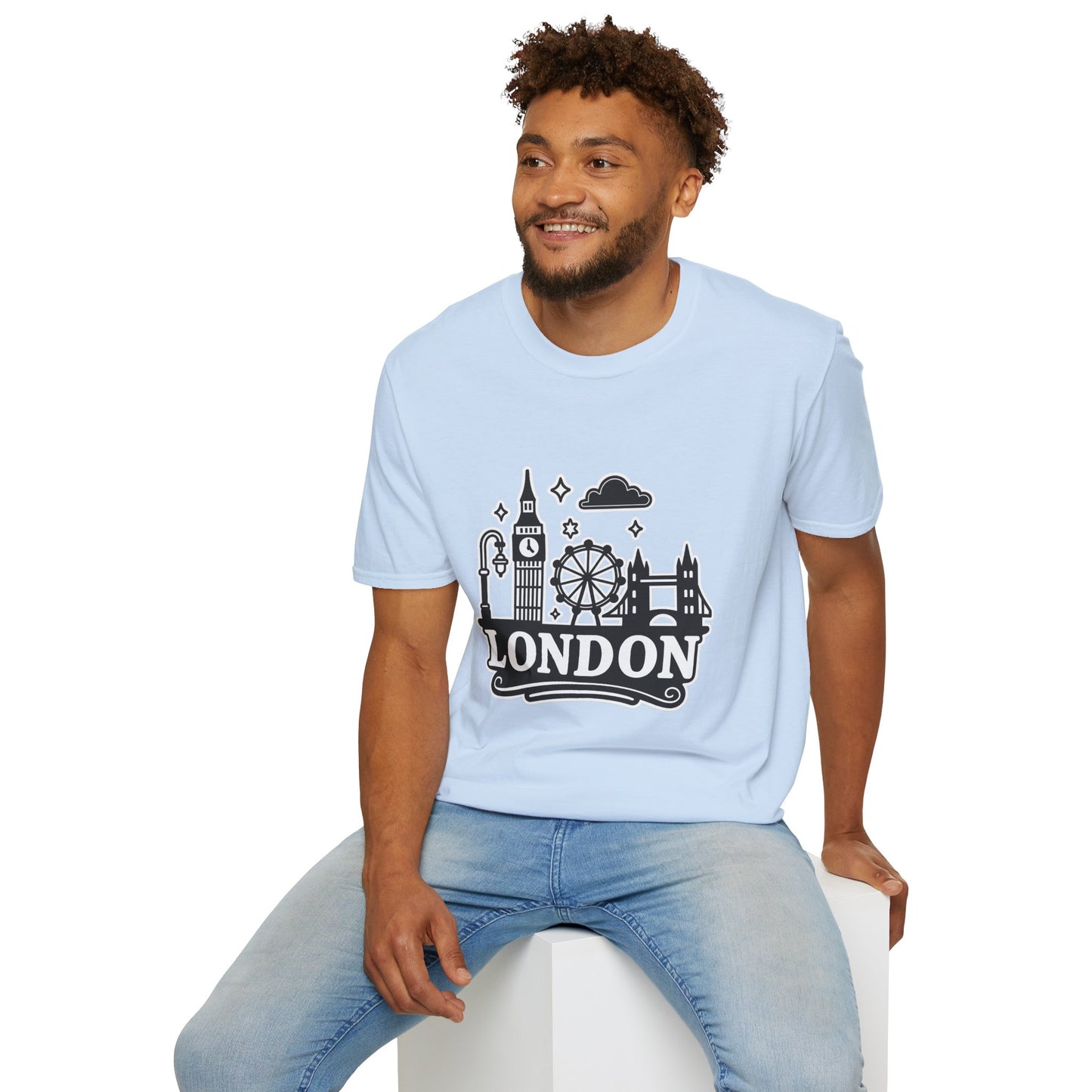 London Skyline Graphic Unisex T-Shirt, Travel Shirt, City Lover Gift, Holiday Apparel, Souvenir Tee