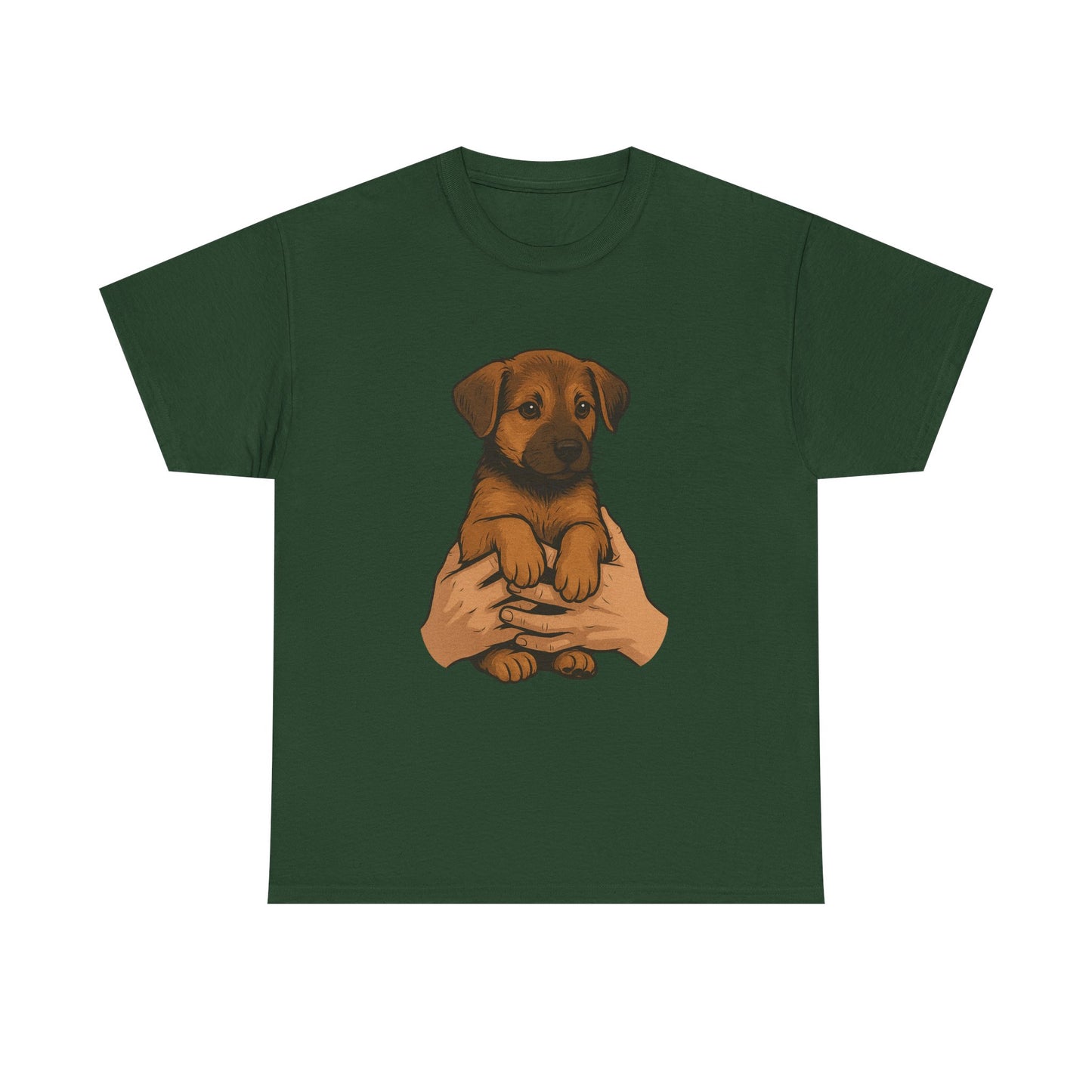 Adorable Puppy Love Unisex Tee - Perfect Gift for Dog Lovers, Animal Rescue Advocates, Pet Adoption Events, Casual Wear, Gift for Dogs