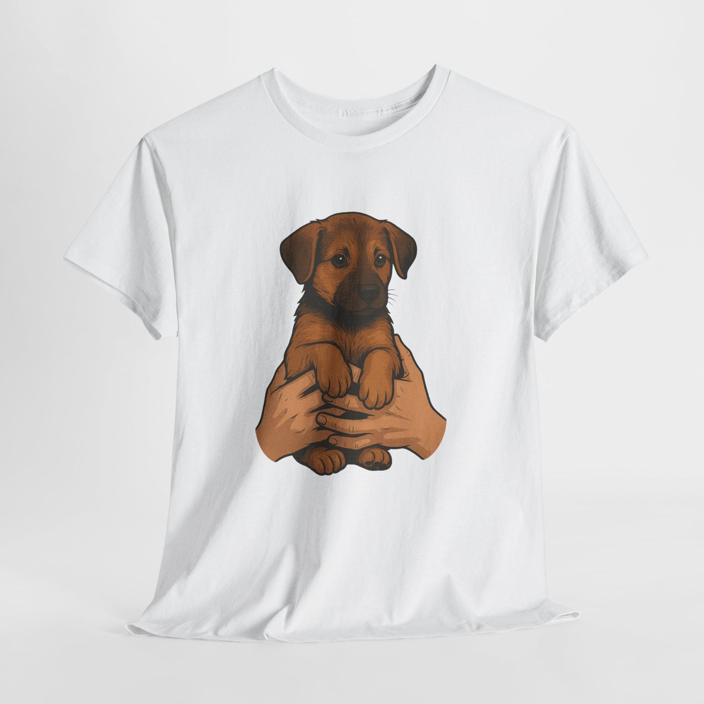 Adorable Puppy Love Unisex Tee - Perfect Gift for Dog Lovers, Animal Rescue Advocates, Pet Adoption Events, Casual Wear, Gift for Dogs