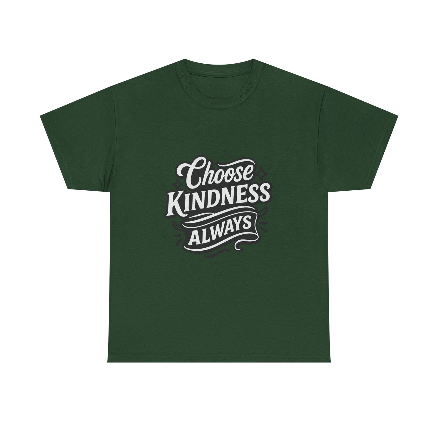 Choose Kindness Unisex Heavy Cotton Tee, Inspirational Shirt, Gift for Friends, Positive Vibes, Uplifting Apparel, Everyday Wear