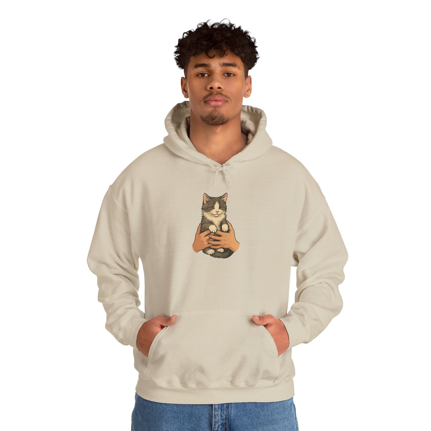 Cat Lover's Unisex Hoodie | Cozy Cat Sweatshirt, Gift for Cat Owners, Cute Animal Apparel, Perfect for Casual Outings, Birthday Present