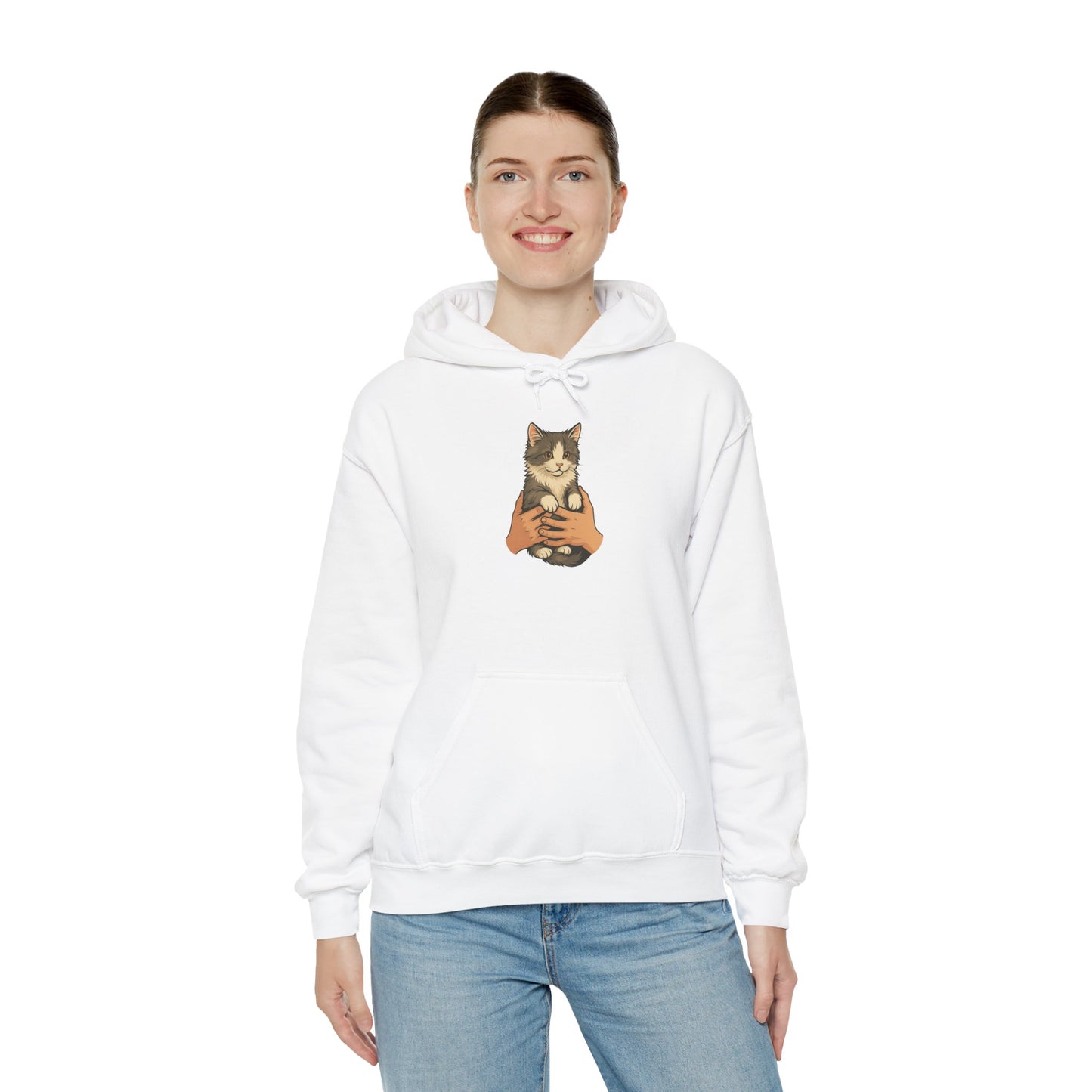 Cat Lover's Unisex Hoodie | Cozy Cat Sweatshirt, Gift for Cat Owners, Cute Animal Apparel, Perfect for Casual Outings, Birthday Present