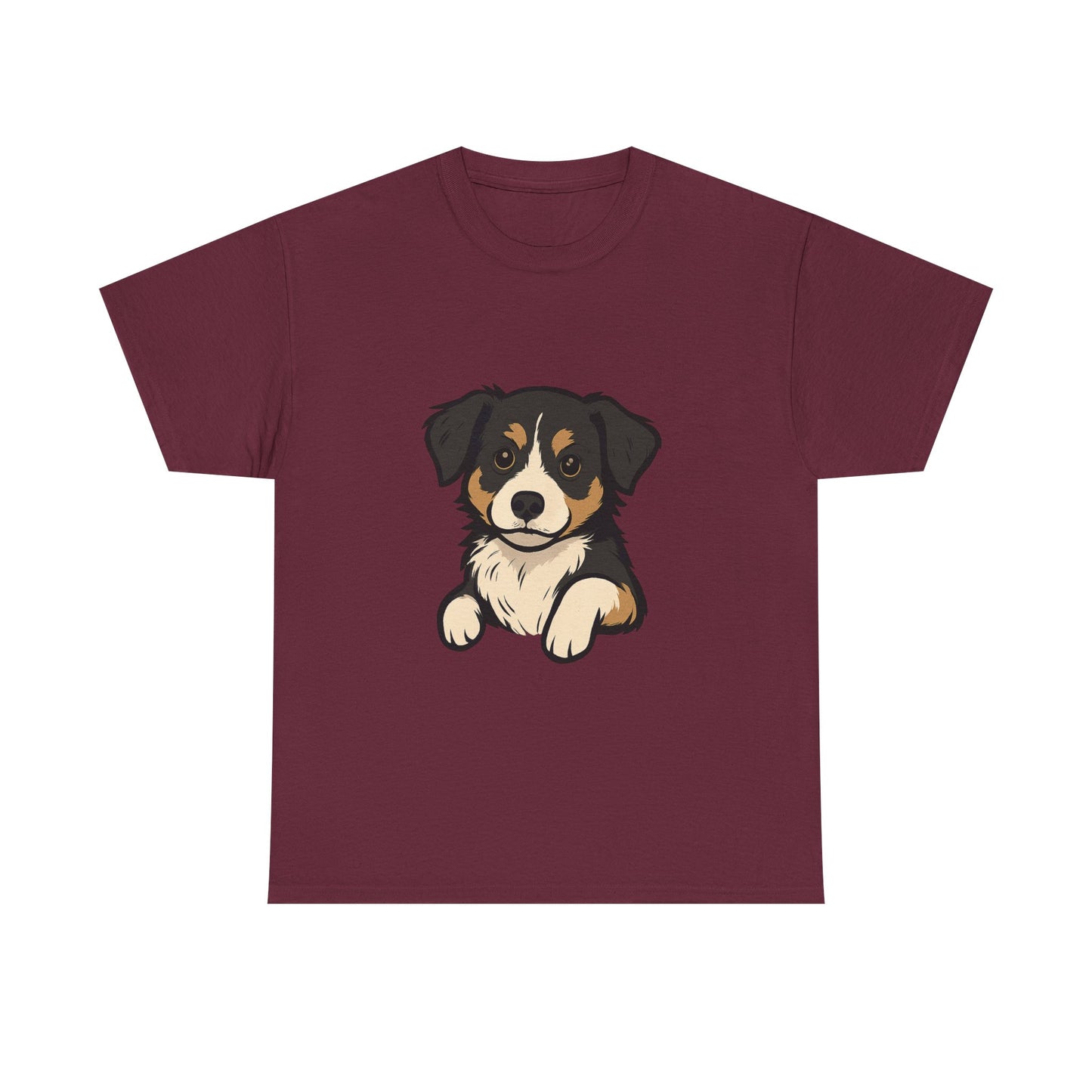 Adorable Dog Graphic Tee, Pet Lover Shirt, Gift for Dog Owners, Casual Everyday Wear, Doggie Vibes T-Shirt