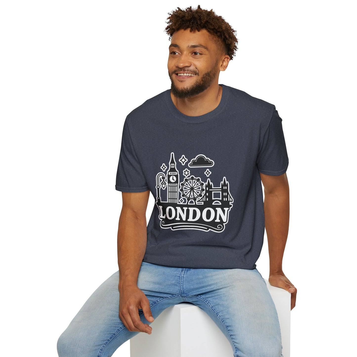 London Skyline Graphic Unisex T-Shirt, Travel Shirt, City Lover Gift, Holiday Apparel, Souvenir Tee