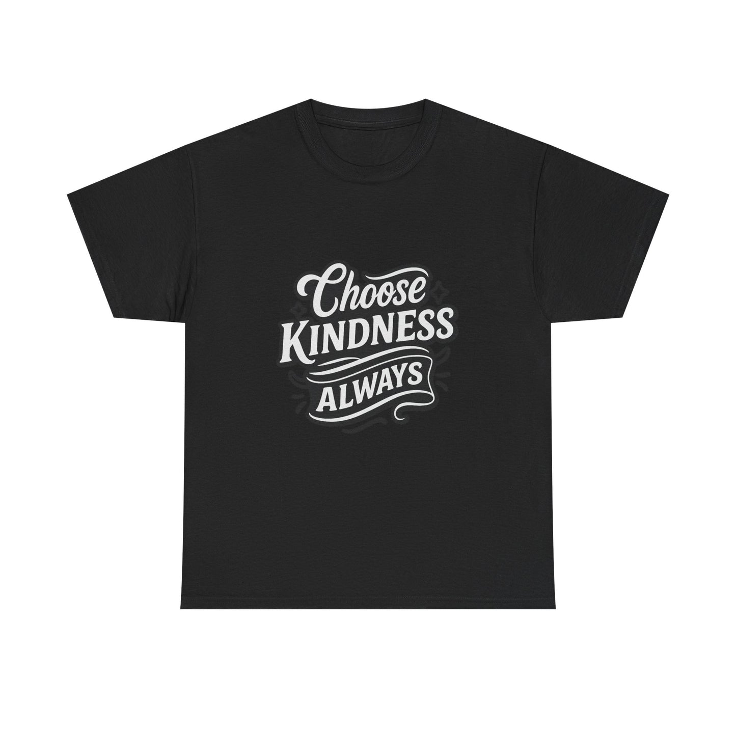 Choose Kindness Unisex Heavy Cotton Tee, Inspirational Shirt, Gift for Friends, Positive Vibes, Uplifting Apparel, Everyday Wear