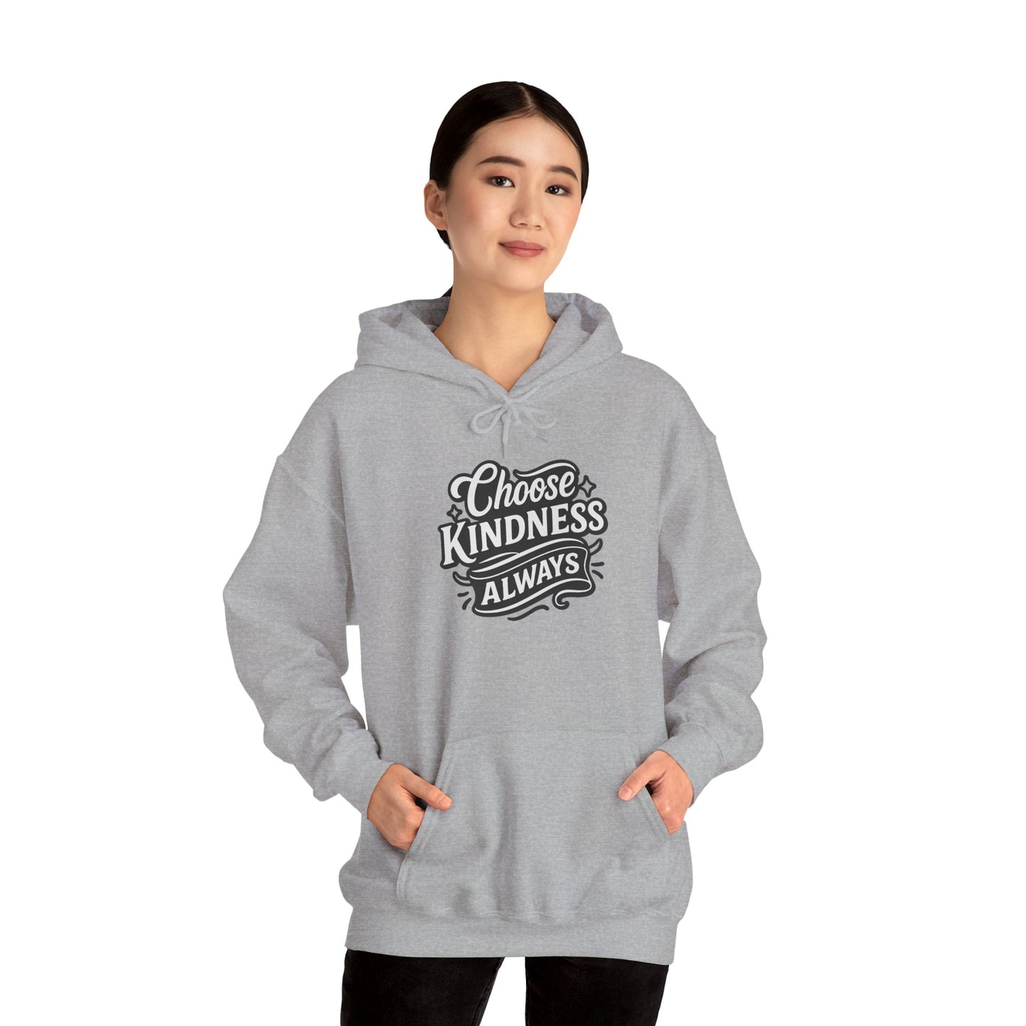 Choose Kindness Unisex Hoodie | Positive Vibes Sweatshirt | Gifts for Friends | Casual Comfort Wear | Ideal for Everyday & Holidays
