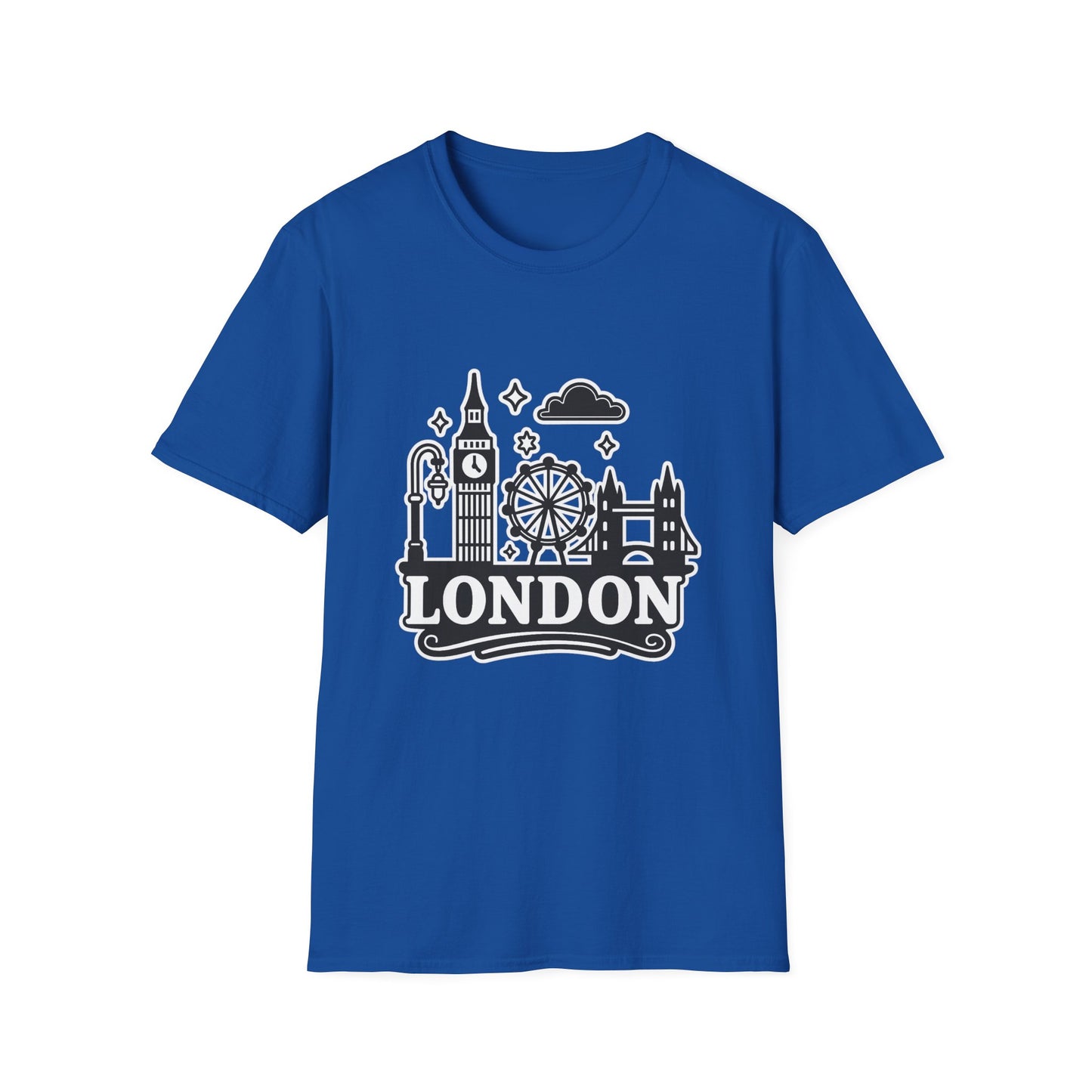 London Skyline Graphic Unisex T-Shirt, Travel Shirt, City Lover Gift, Holiday Apparel, Souvenir Tee