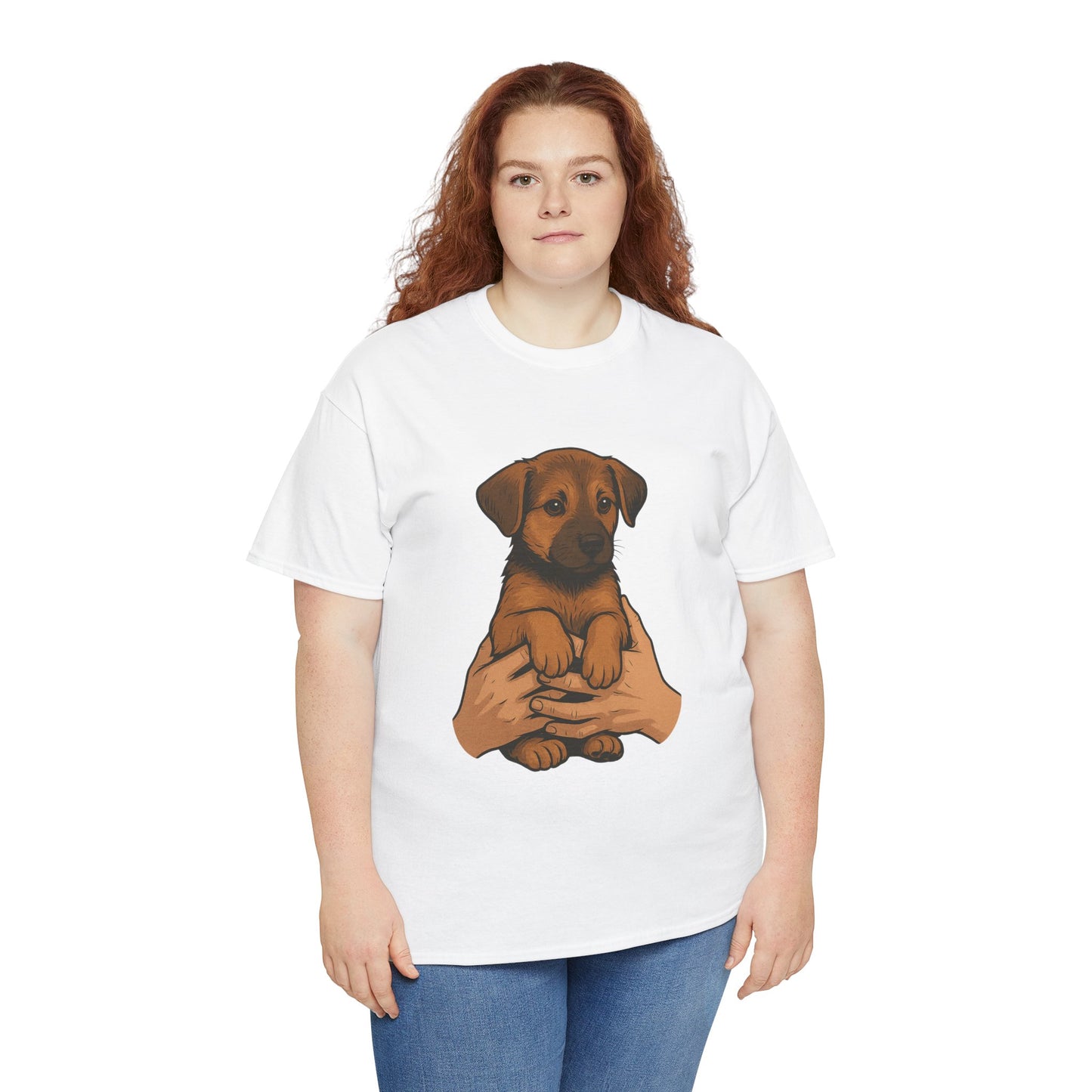 Adorable Puppy Love Unisex Tee - Perfect Gift for Dog Lovers, Animal Rescue Advocates, Pet Adoption Events, Casual Wear, Gift for Dogs