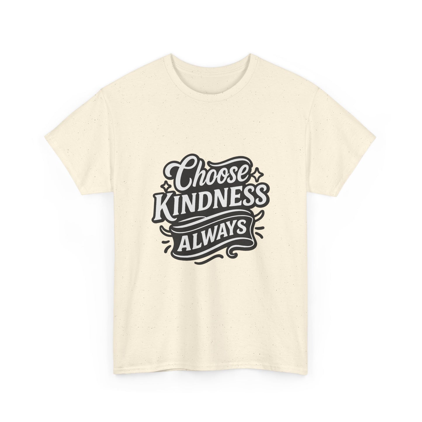 Choose Kindness Unisex Heavy Cotton Tee, Inspirational Shirt, Gift for Friends, Positive Vibes, Uplifting Apparel, Everyday Wear