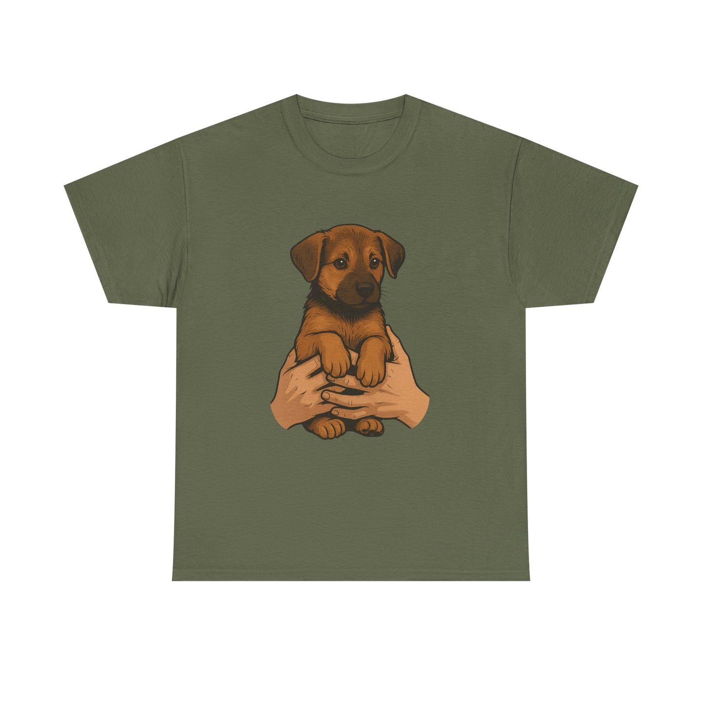Adorable Puppy Love Unisex Tee - Perfect Gift for Dog Lovers, Animal Rescue Advocates, Pet Adoption Events, Casual Wear, Gift for Dogs