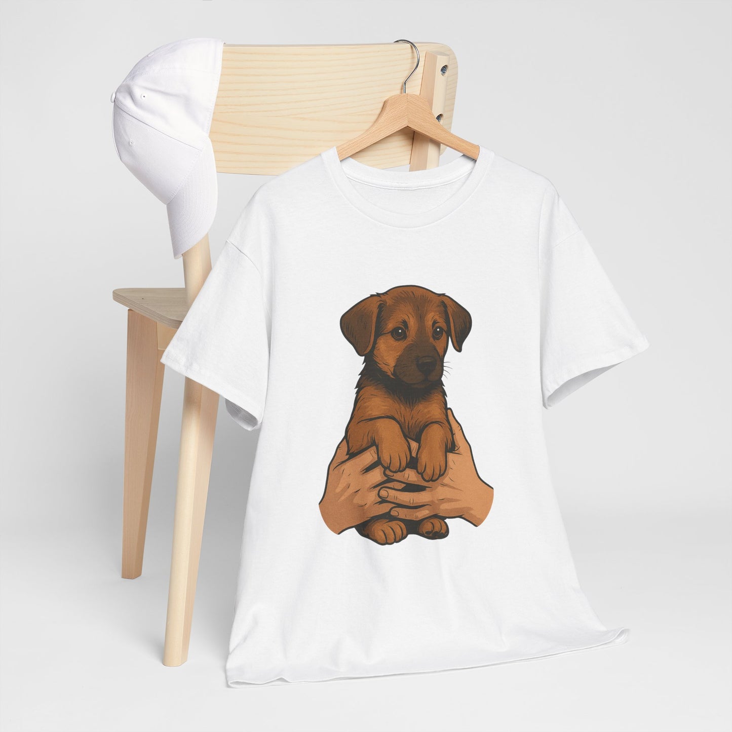 Adorable Puppy Love Unisex Tee - Perfect Gift for Dog Lovers, Animal Rescue Advocates, Pet Adoption Events, Casual Wear, Gift for Dogs
