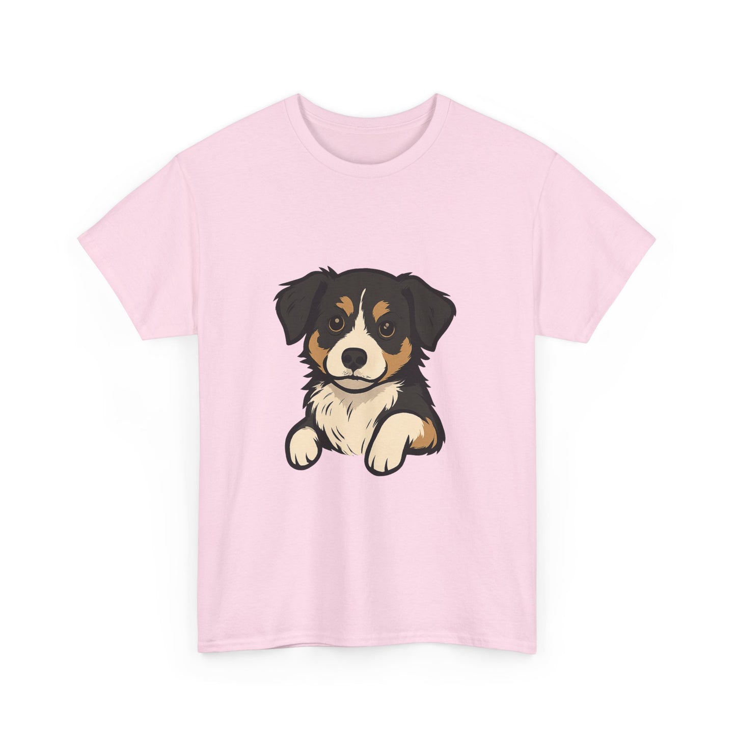 Adorable Dog Graphic Tee, Pet Lover Shirt, Gift for Dog Owners, Casual Everyday Wear, Doggie Vibes T-Shirt