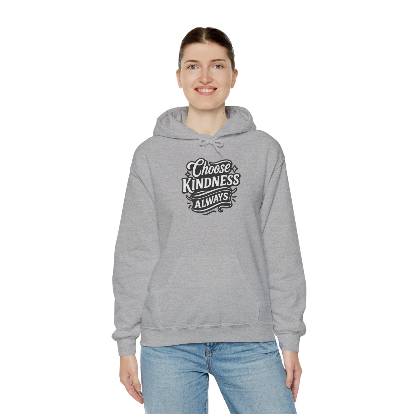 Choose Kindness Unisex Hoodie | Positive Vibes Sweatshirt | Gifts for Friends | Casual Comfort Wear | Ideal for Everyday & Holidays