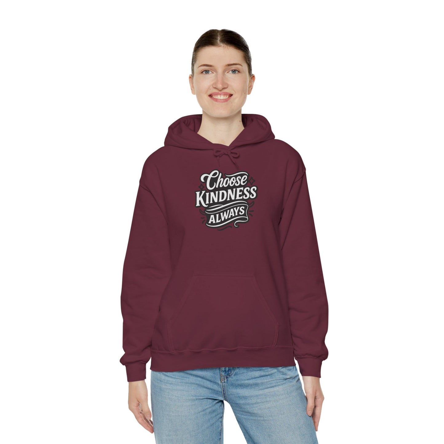 Choose Kindness Unisex Hoodie | Positive Vibes Sweatshirt | Gifts for Friends | Casual Comfort Wear | Ideal for Everyday & Holidays