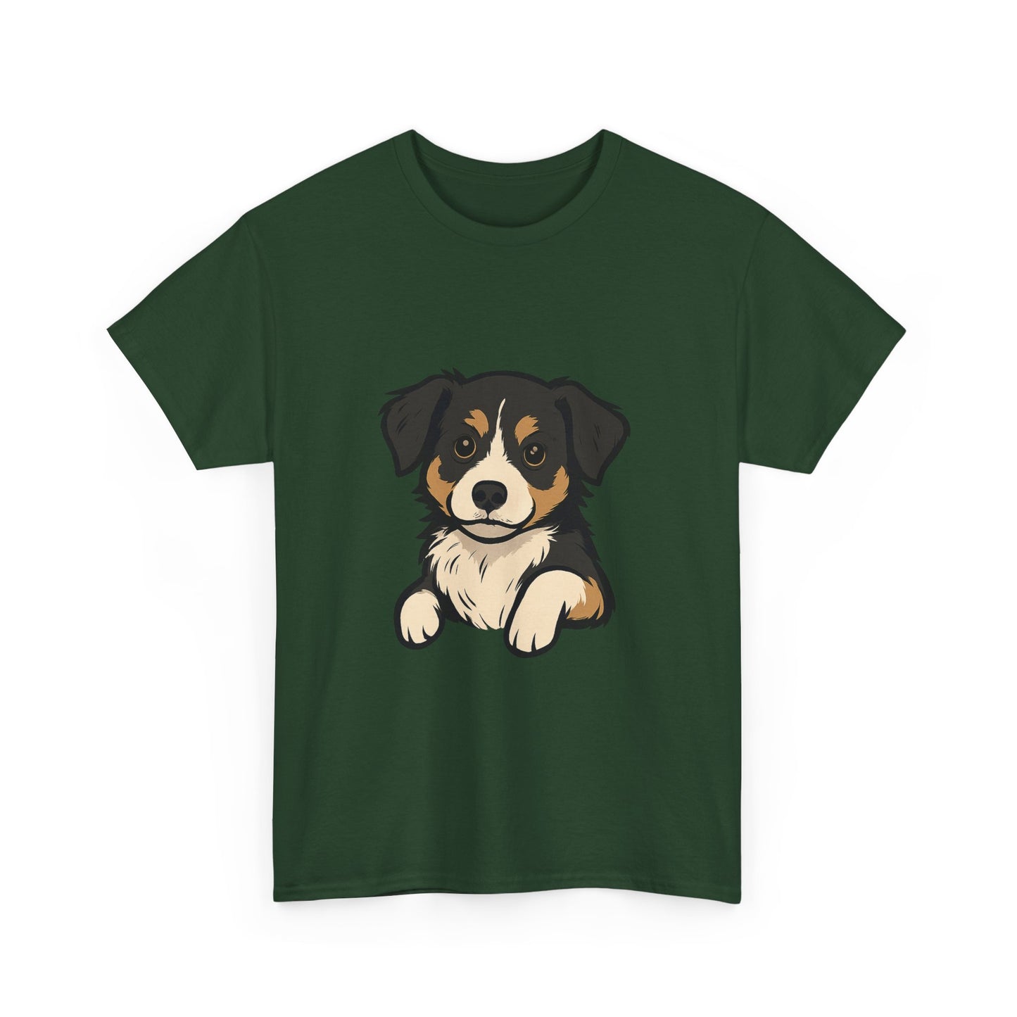Adorable Dog Graphic Tee, Pet Lover Shirt, Gift for Dog Owners, Casual Everyday Wear, Doggie Vibes T-Shirt
