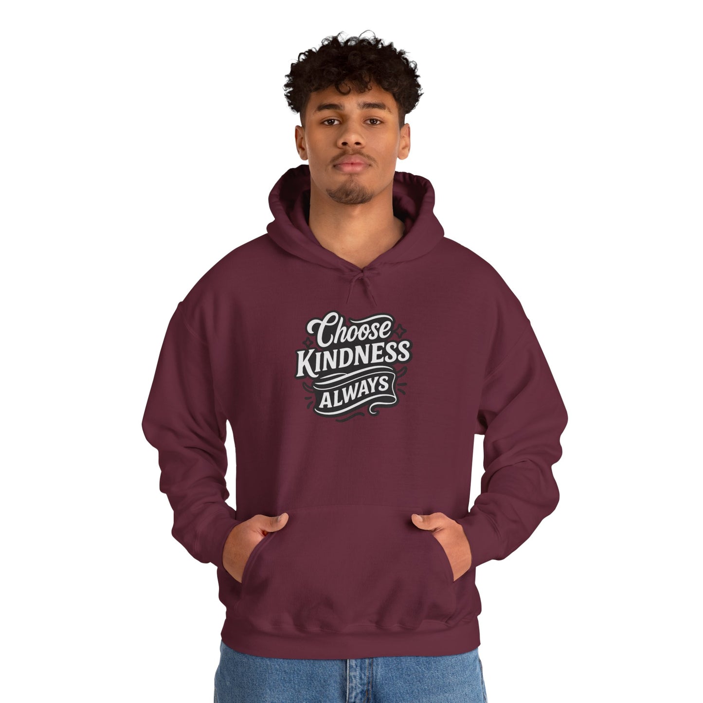 Choose Kindness Unisex Hoodie | Positive Vibes Sweatshirt | Gifts for Friends | Casual Comfort Wear | Ideal for Everyday & Holidays