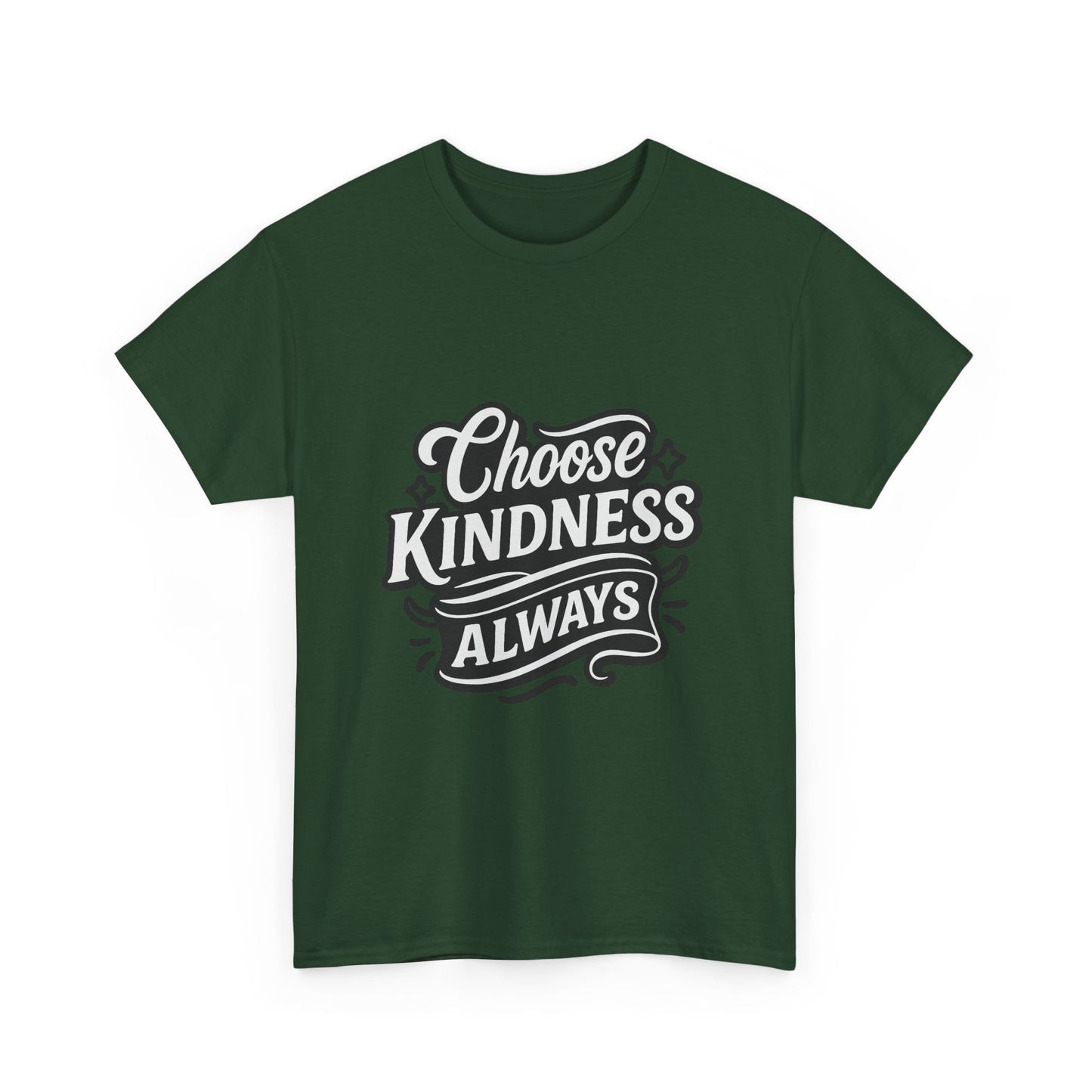 Choose Kindness Unisex Heavy Cotton Tee, Inspirational Shirt, Gift for Friends, Positive Vibes, Uplifting Apparel, Everyday Wear