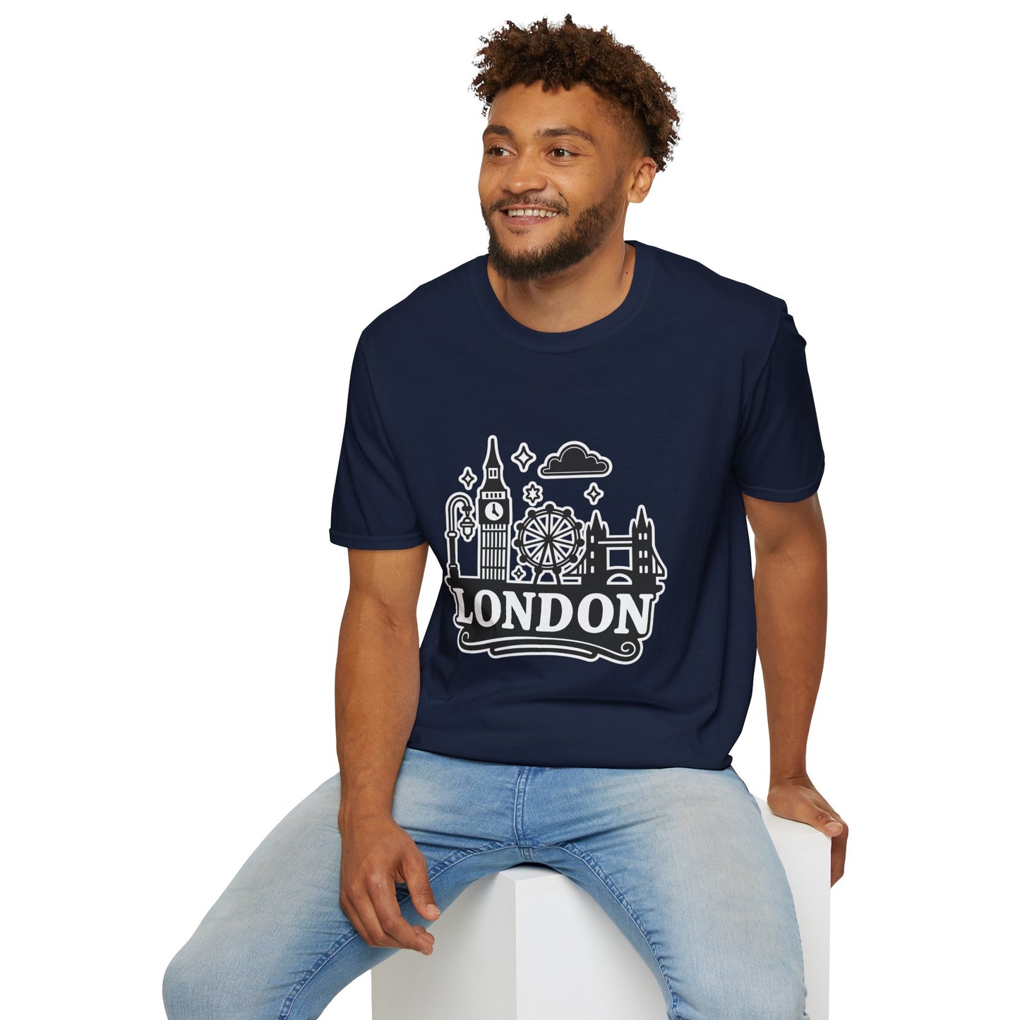 London Skyline Graphic Unisex T-Shirt, Travel Shirt, City Lover Gift, Holiday Apparel, Souvenir Tee