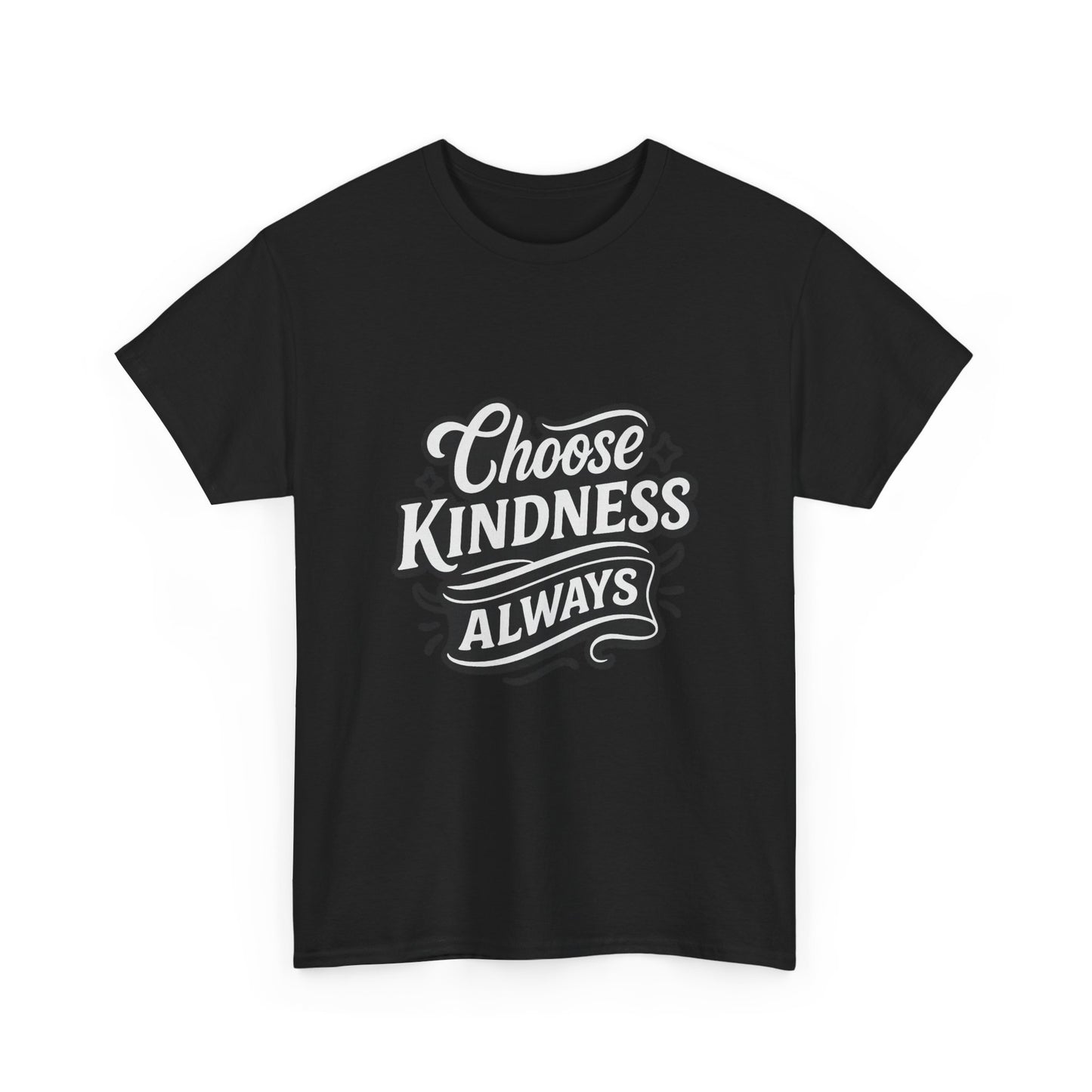 Choose Kindness Unisex Heavy Cotton Tee, Inspirational Shirt, Gift for Friends, Positive Vibes, Uplifting Apparel, Everyday Wear