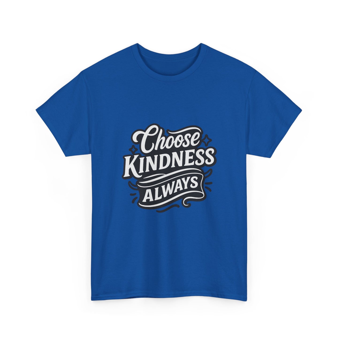 Choose Kindness Unisex Heavy Cotton Tee, Inspirational Shirt, Gift for Friends, Positive Vibes, Uplifting Apparel, Everyday Wear