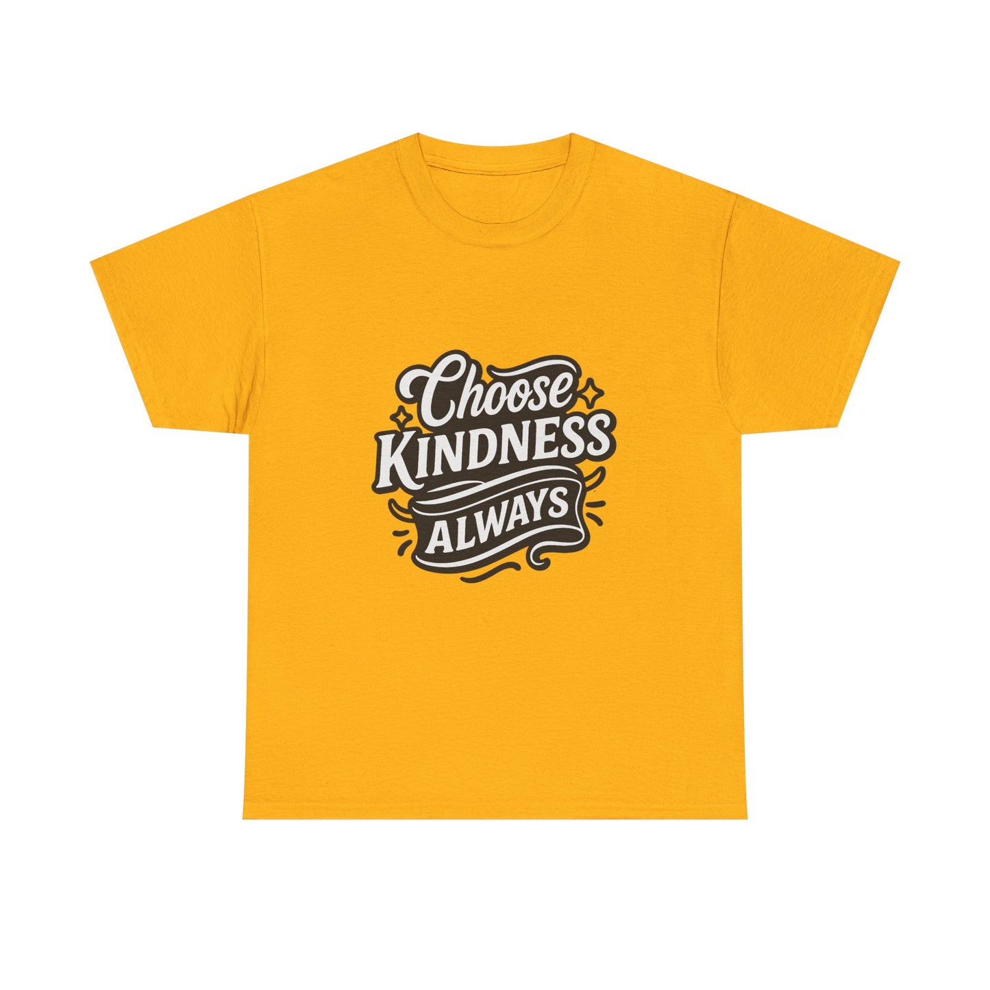 Choose Kindness Unisex Heavy Cotton Tee, Inspirational Shirt, Gift for Friends, Positive Vibes, Uplifting Apparel, Everyday Wear