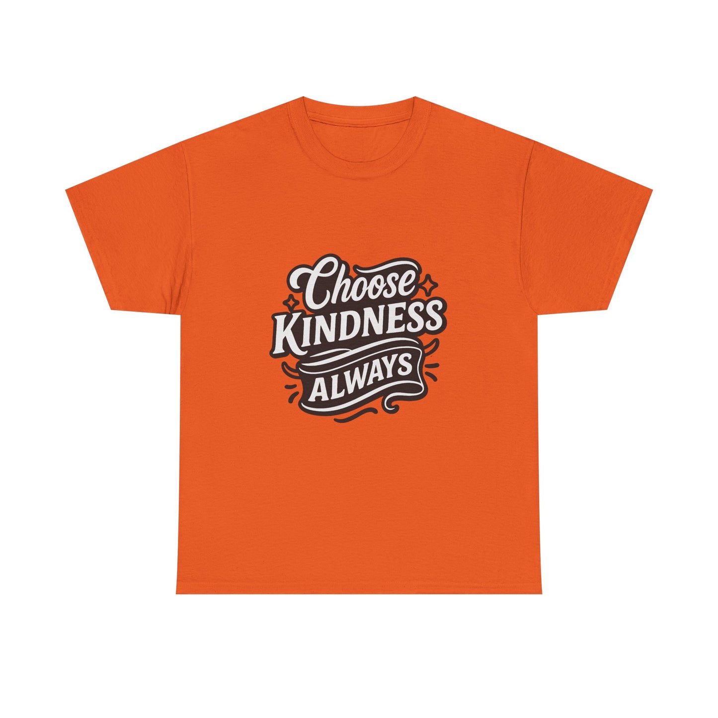 Choose Kindness Unisex Heavy Cotton Tee, Inspirational Shirt, Gift for Friends, Positive Vibes, Uplifting Apparel, Everyday Wear