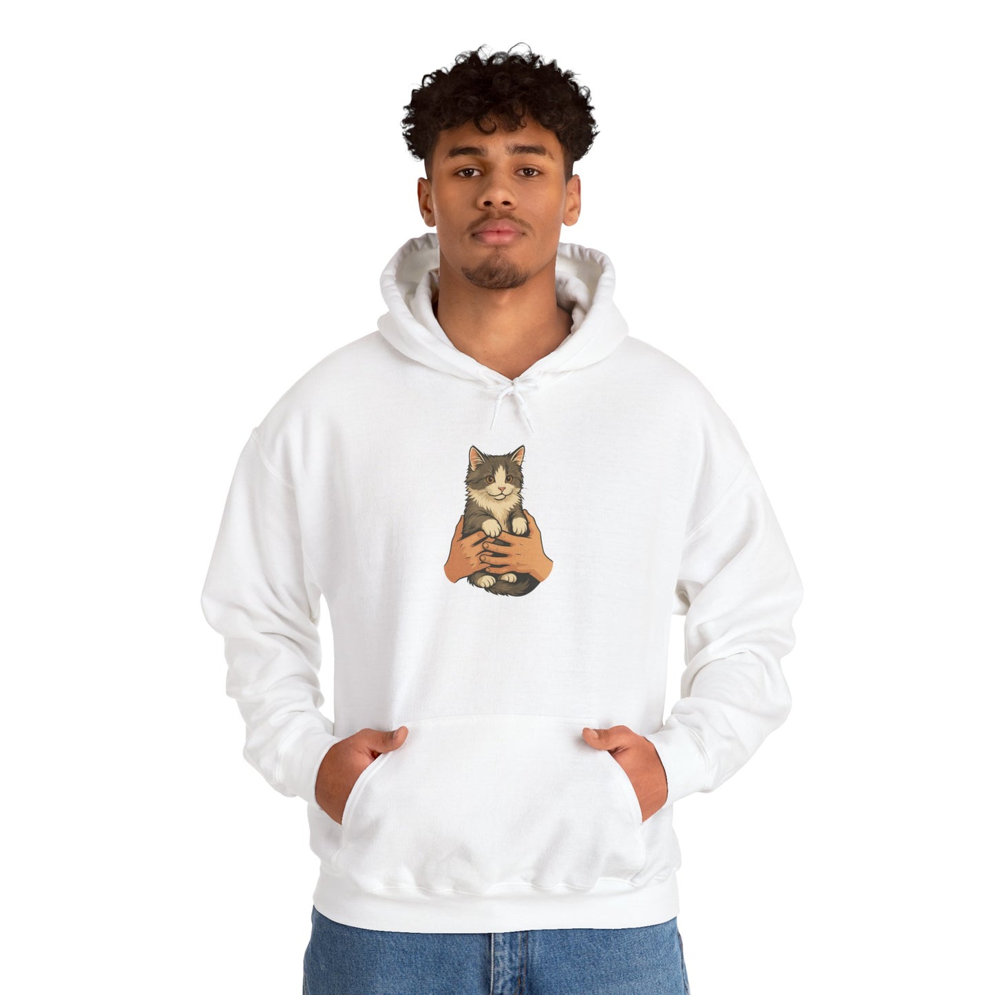 Cat Lover's Unisex Hoodie | Cozy Cat Sweatshirt, Gift for Cat Owners, Cute Animal Apparel, Perfect for Casual Outings, Birthday Present