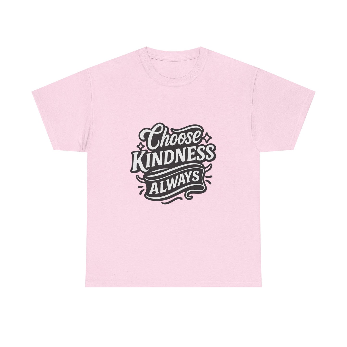 Choose Kindness Unisex Heavy Cotton Tee, Inspirational Shirt, Gift for Friends, Positive Vibes, Uplifting Apparel, Everyday Wear