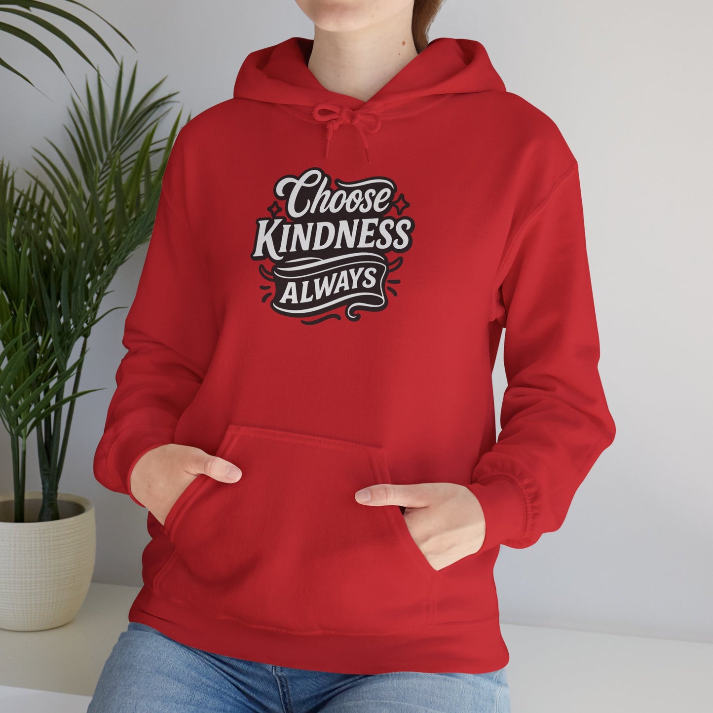 Choose Kindness Unisex Hoodie | Positive Vibes Sweatshirt | Gifts for Friends | Casual Comfort Wear | Ideal for Everyday & Holidays