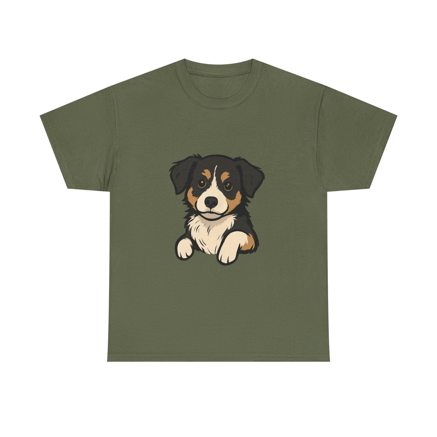 Adorable Dog Graphic Tee, Pet Lover Shirt, Gift for Dog Owners, Casual Everyday Wear, Doggie Vibes T-Shirt