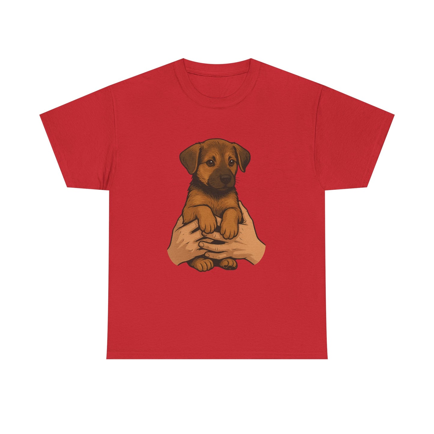 Adorable Puppy Love Unisex Tee - Perfect Gift for Dog Lovers, Animal Rescue Advocates, Pet Adoption Events, Casual Wear, Gift for Dogs