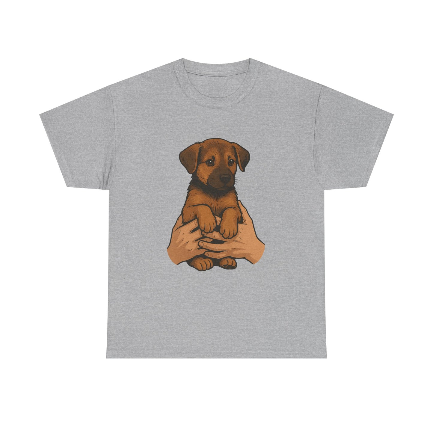 Adorable Puppy Love Unisex Tee - Perfect Gift for Dog Lovers, Animal Rescue Advocates, Pet Adoption Events, Casual Wear, Gift for Dogs