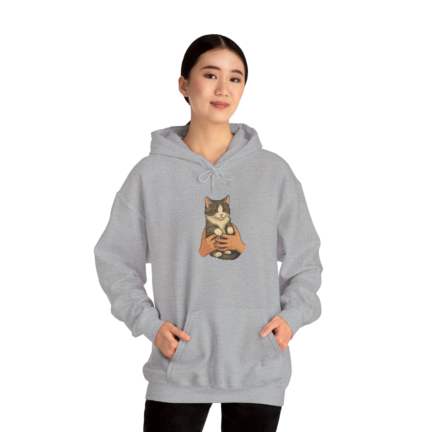 Cat Lover's Unisex Hoodie | Cozy Cat Sweatshirt, Gift for Cat Owners, Cute Animal Apparel, Perfect for Casual Outings, Birthday Present