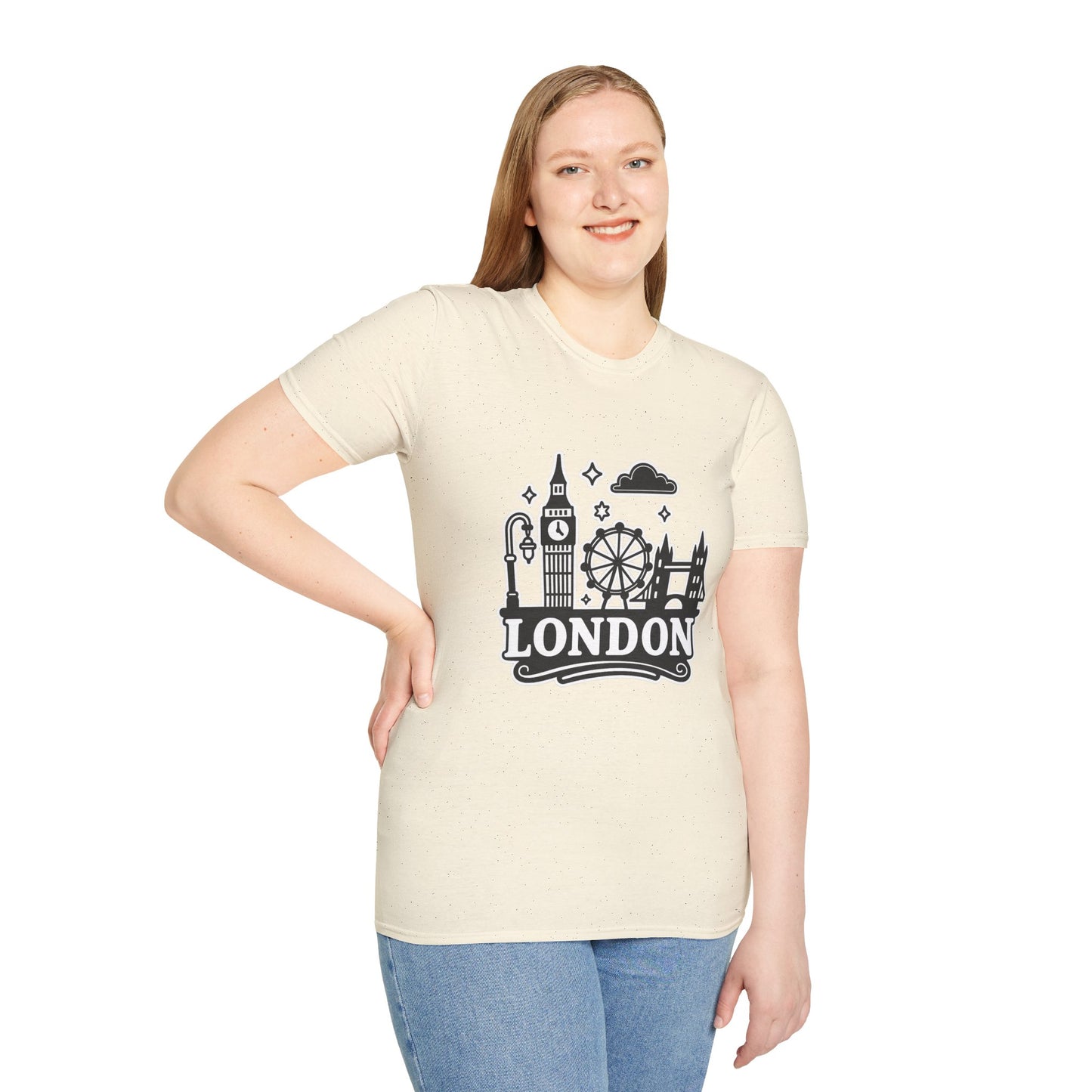 London Skyline Graphic Unisex T-Shirt, Travel Shirt, City Lover Gift, Holiday Apparel, Souvenir Tee