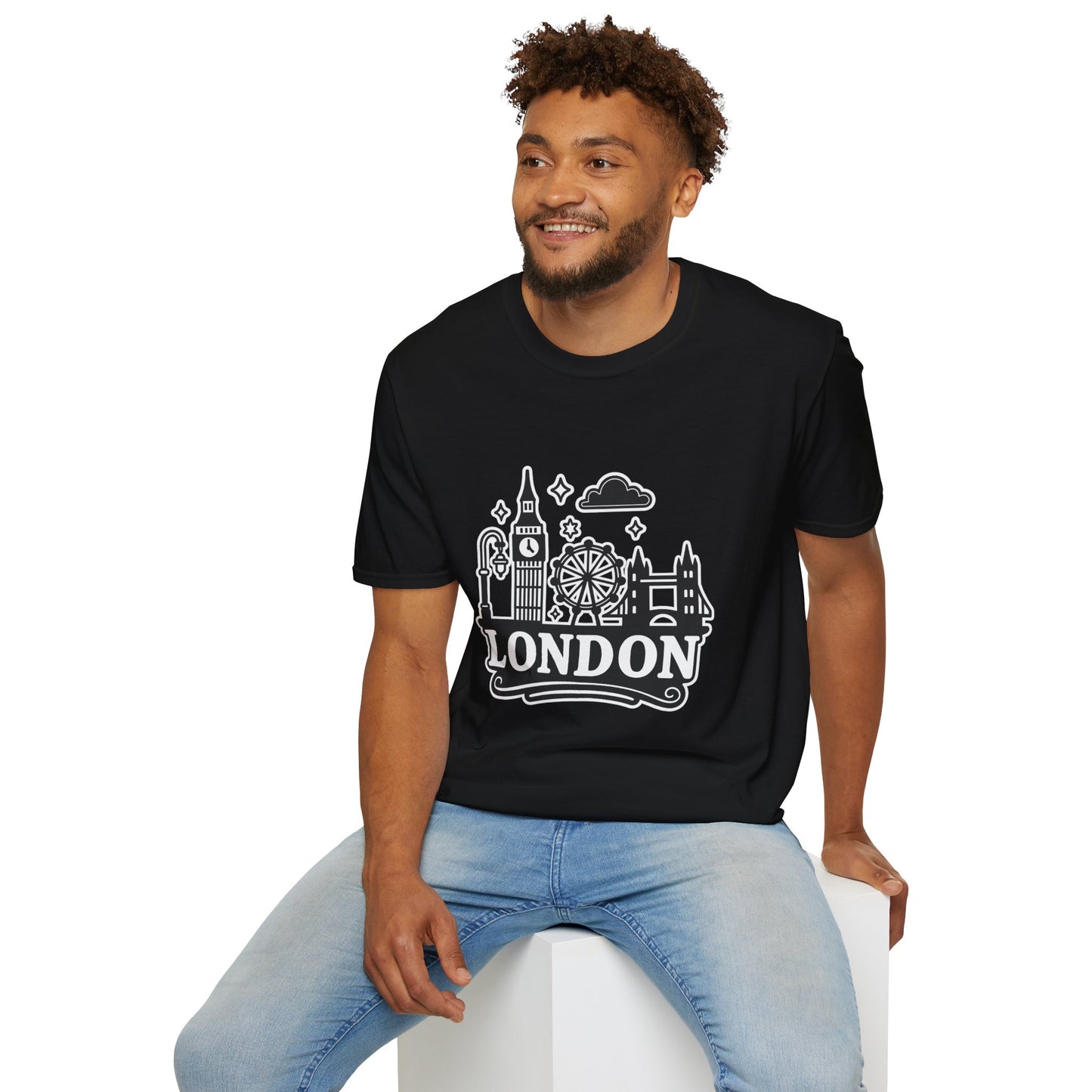 London Skyline Graphic Unisex T-Shirt, Travel Shirt, City Lover Gift, Holiday Apparel, Souvenir Tee