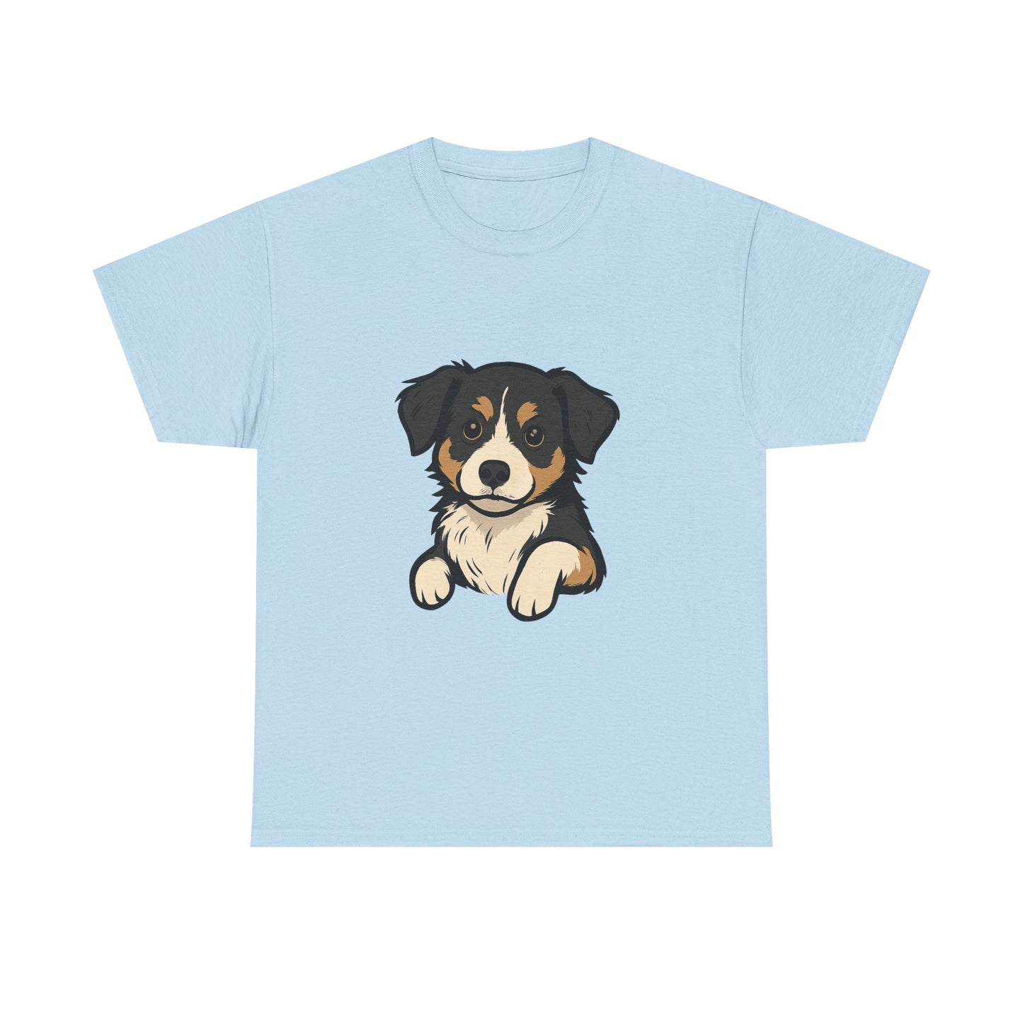 Adorable Dog Graphic Tee, Pet Lover Shirt, Gift for Dog Owners, Casual Everyday Wear, Doggie Vibes T-Shirt