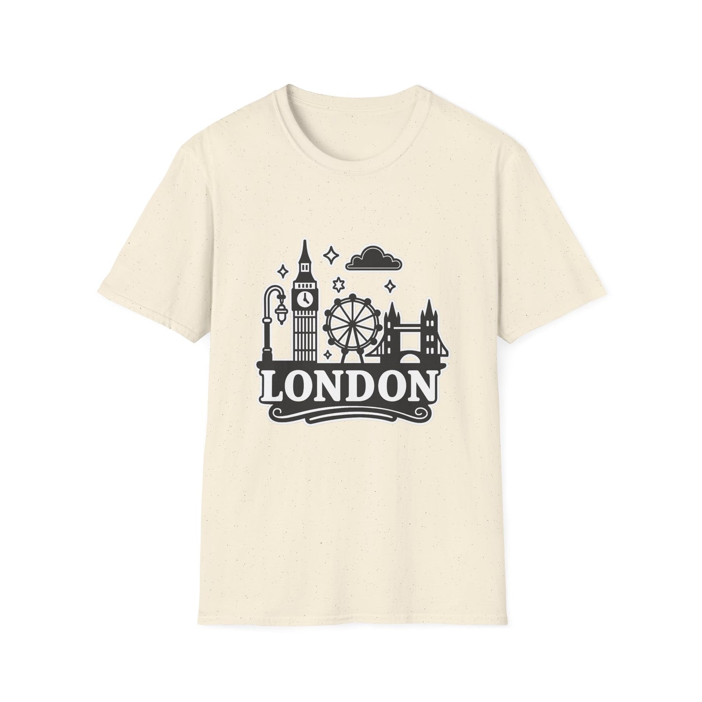 London Skyline Graphic Unisex T-Shirt, Travel Shirt, City Lover Gift, Holiday Apparel, Souvenir Tee