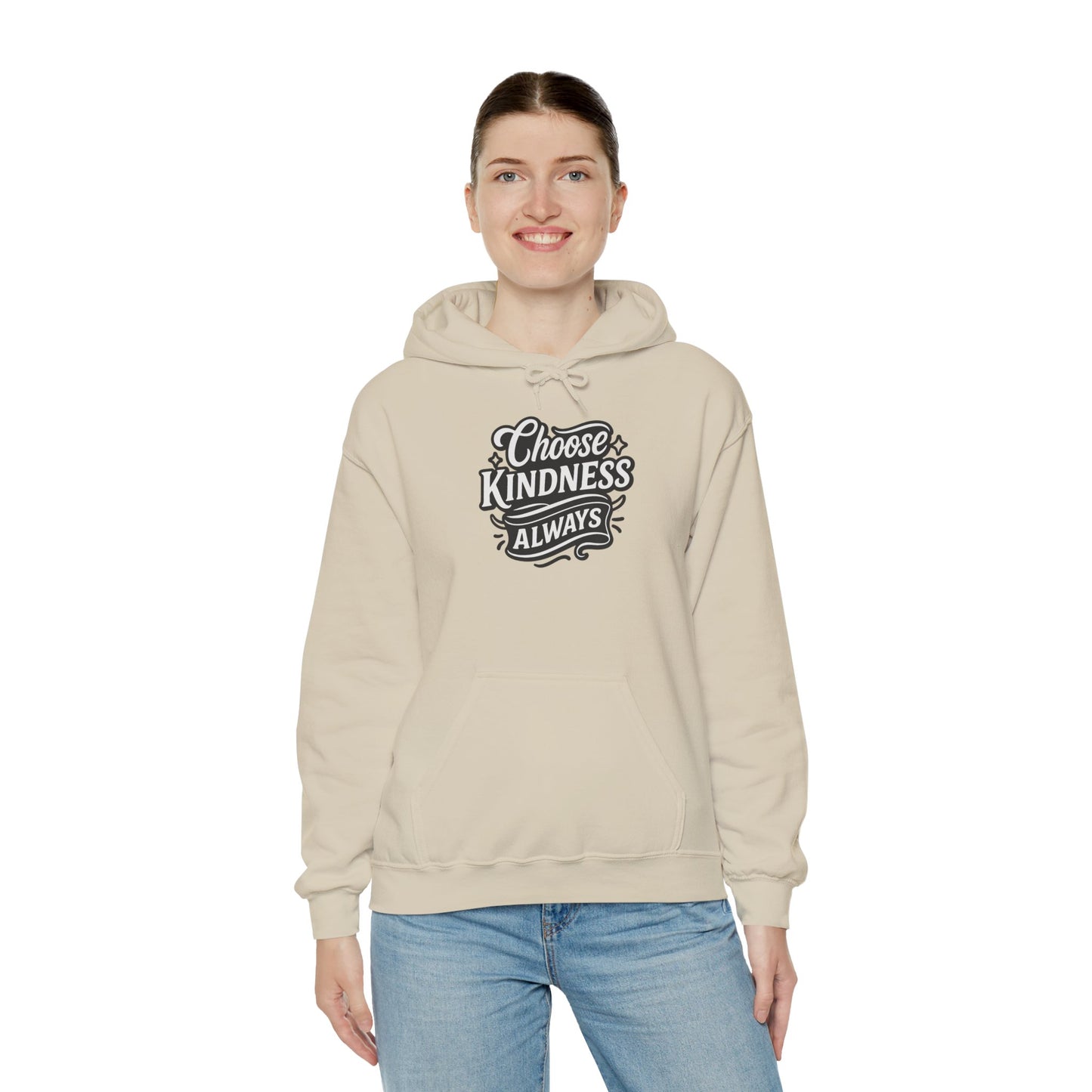Choose Kindness Unisex Hoodie | Positive Vibes Sweatshirt | Gifts for Friends | Casual Comfort Wear | Ideal for Everyday & Holidays