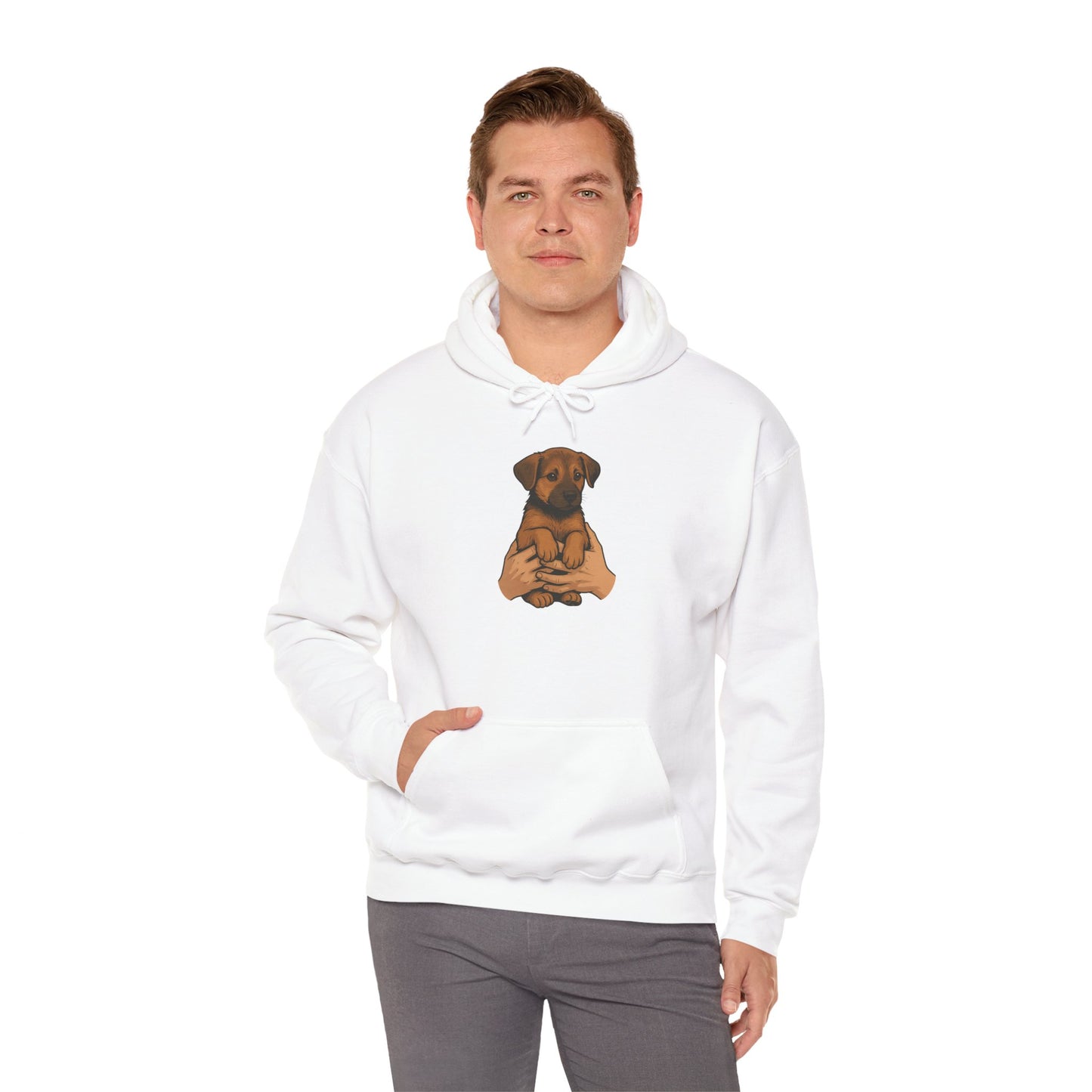 Cozy Pet Lover Hoodie, Dog Sweatshirt, Cute Animal Gift, Unisex Comfortable Sweatshirt, Pet-Themed Hoodie