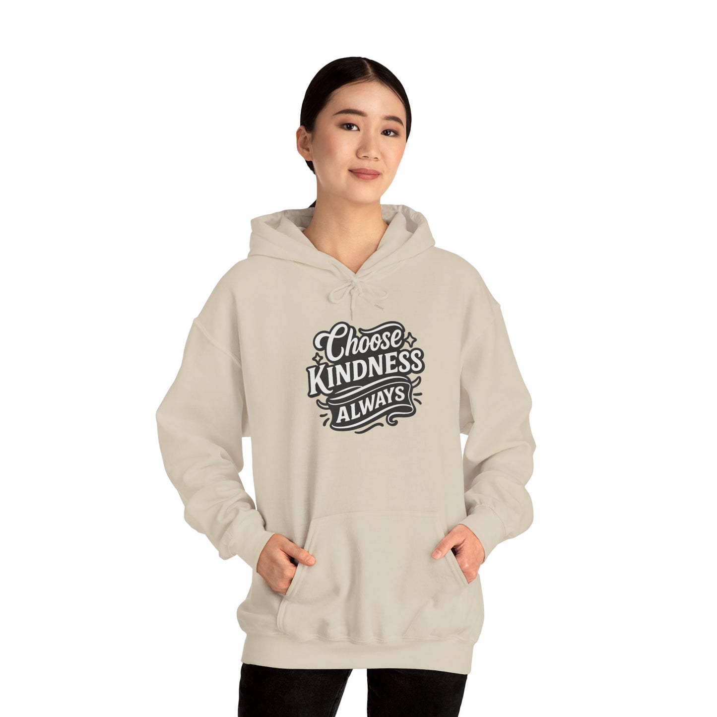 Choose Kindness Unisex Hoodie | Positive Vibes Sweatshirt | Gifts for Friends | Casual Comfort Wear | Ideal for Everyday & Holidays