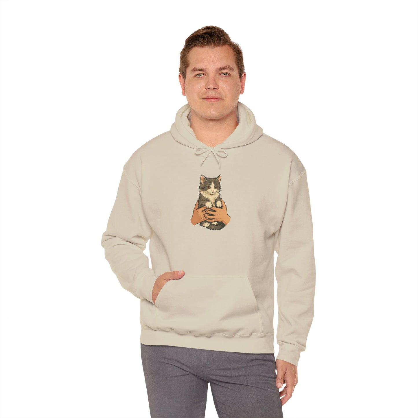Cat Lover's Unisex Hoodie | Cozy Cat Sweatshirt, Gift for Cat Owners, Cute Animal Apparel, Perfect for Casual Outings, Birthday Present