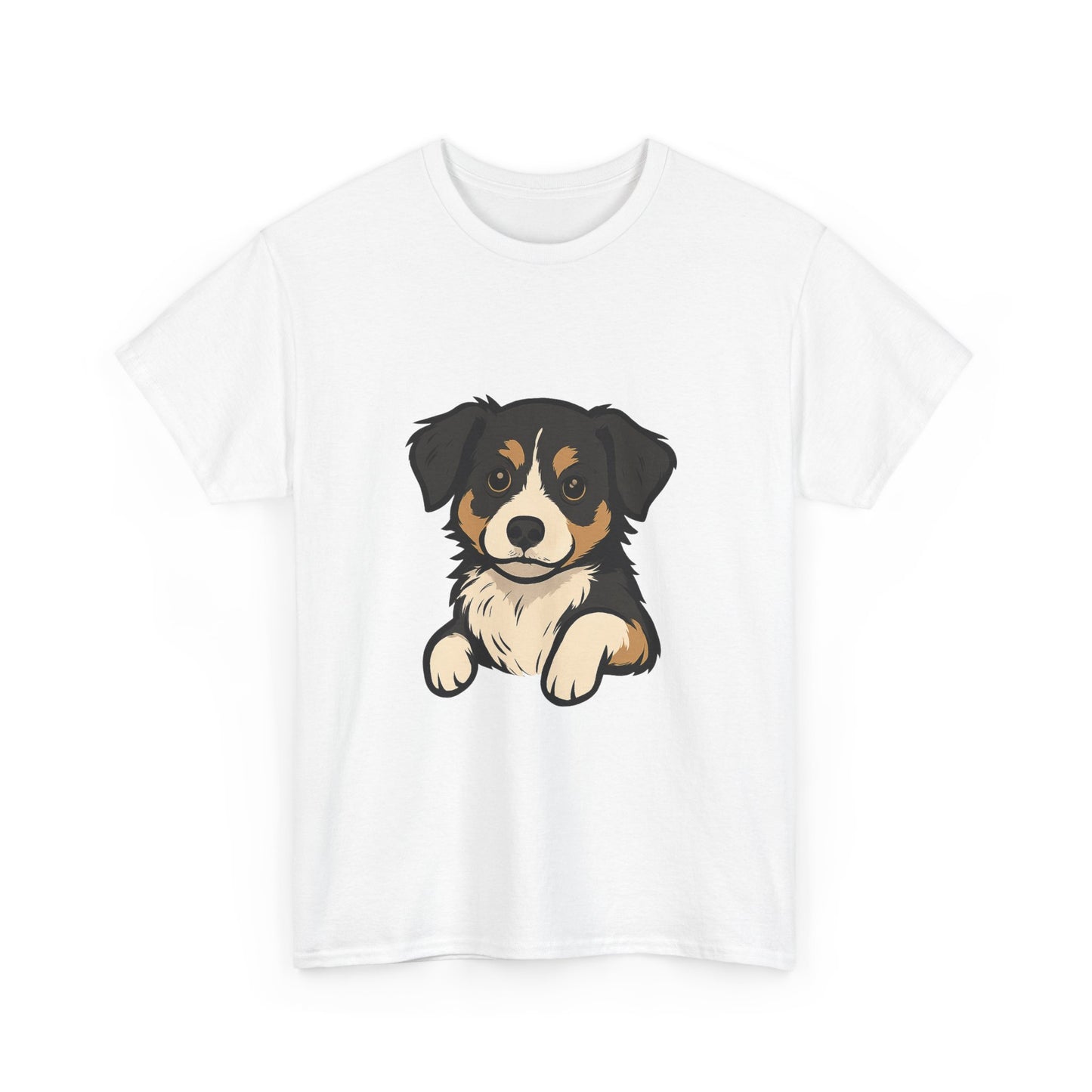 Adorable Dog Graphic Tee, Pet Lover Shirt, Gift for Dog Owners, Casual Everyday Wear, Doggie Vibes T-Shirt