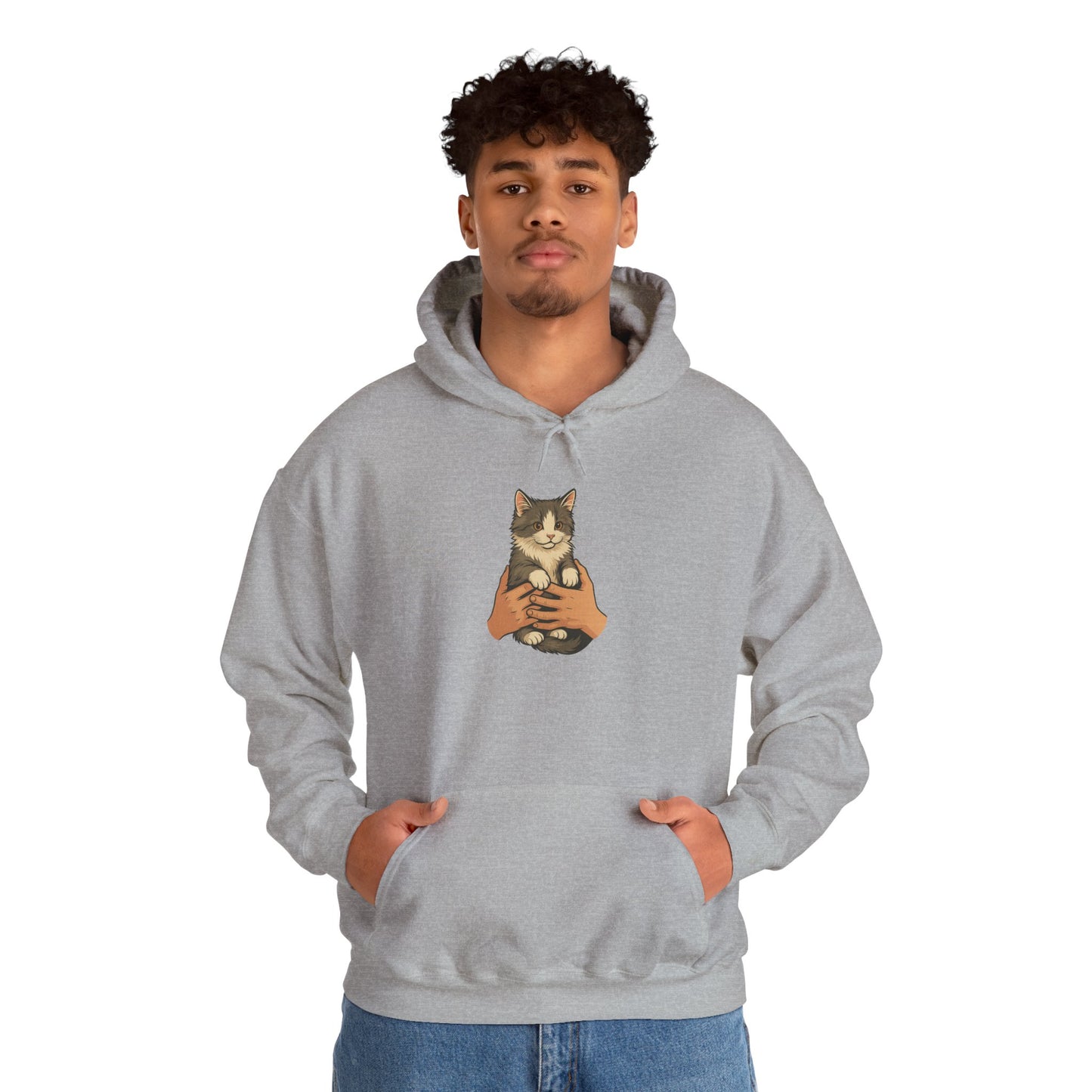 Cat Lover's Unisex Hoodie | Cozy Cat Sweatshirt, Gift for Cat Owners, Cute Animal Apparel, Perfect for Casual Outings, Birthday Present