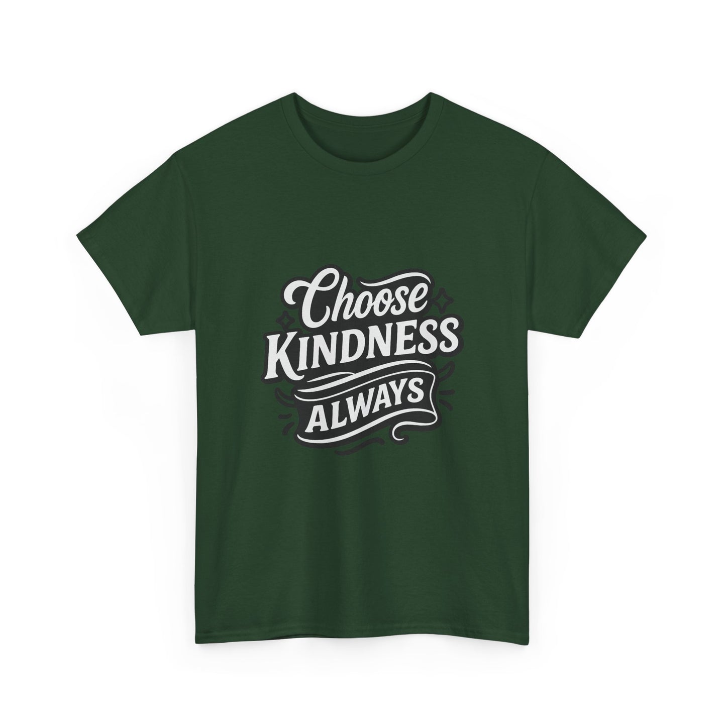 Choose Kindness Unisex Heavy Cotton Tee, Inspirational Shirt, Gift for Friends, Positive Vibes, Uplifting Apparel, Everyday Wear