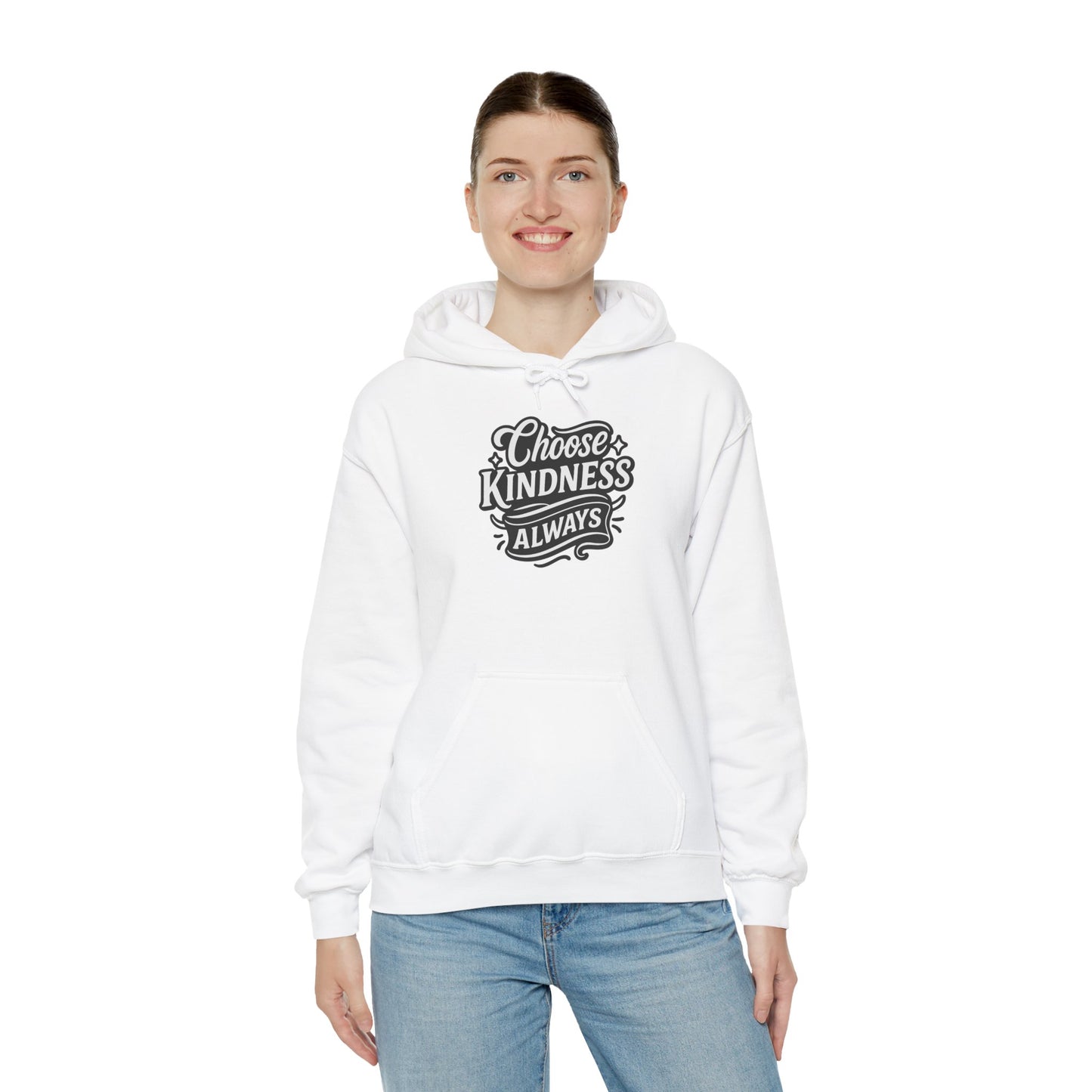 Choose Kindness Unisex Hoodie | Positive Vibes Sweatshirt | Gifts for Friends | Casual Comfort Wear | Ideal for Everyday & Holidays