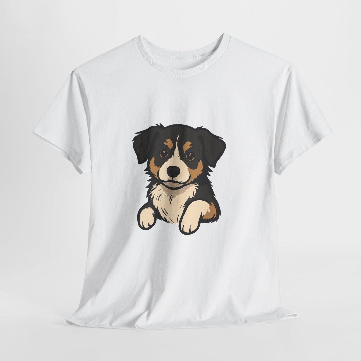 Adorable Dog Graphic Tee, Pet Lover Shirt, Gift for Dog Owners, Casual Everyday Wear, Doggie Vibes T-Shirt