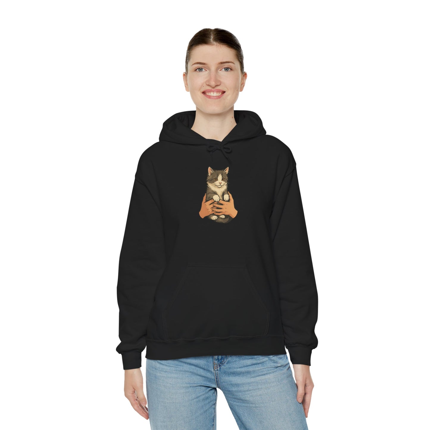 Cat Lover's Unisex Hoodie | Cozy Cat Sweatshirt, Gift for Cat Owners, Cute Animal Apparel, Perfect for Casual Outings, Birthday Present