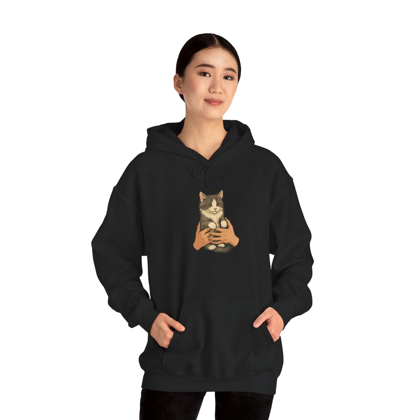 Cat Lover's Unisex Hoodie | Cozy Cat Sweatshirt, Gift for Cat Owners, Cute Animal Apparel, Perfect for Casual Outings, Birthday Present