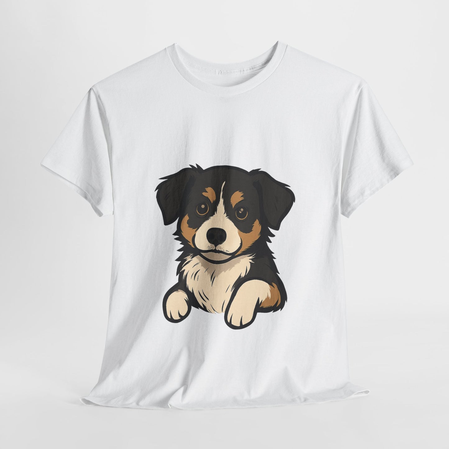Adorable Dog Graphic Tee, Pet Lover Shirt, Gift for Dog Owners, Casual Everyday Wear, Doggie Vibes T-Shirt